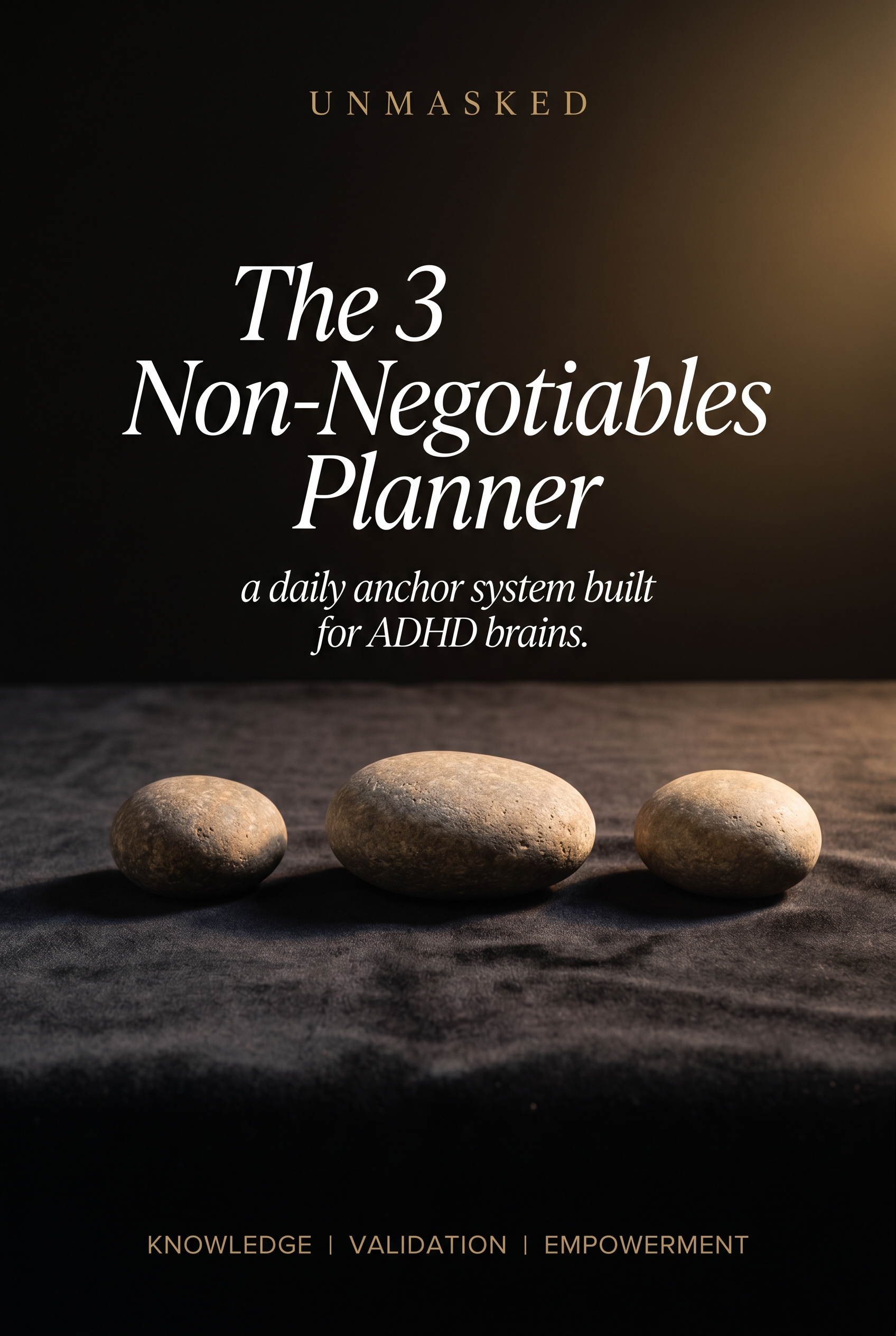 The 3 Non-Negotiables Planner cover
