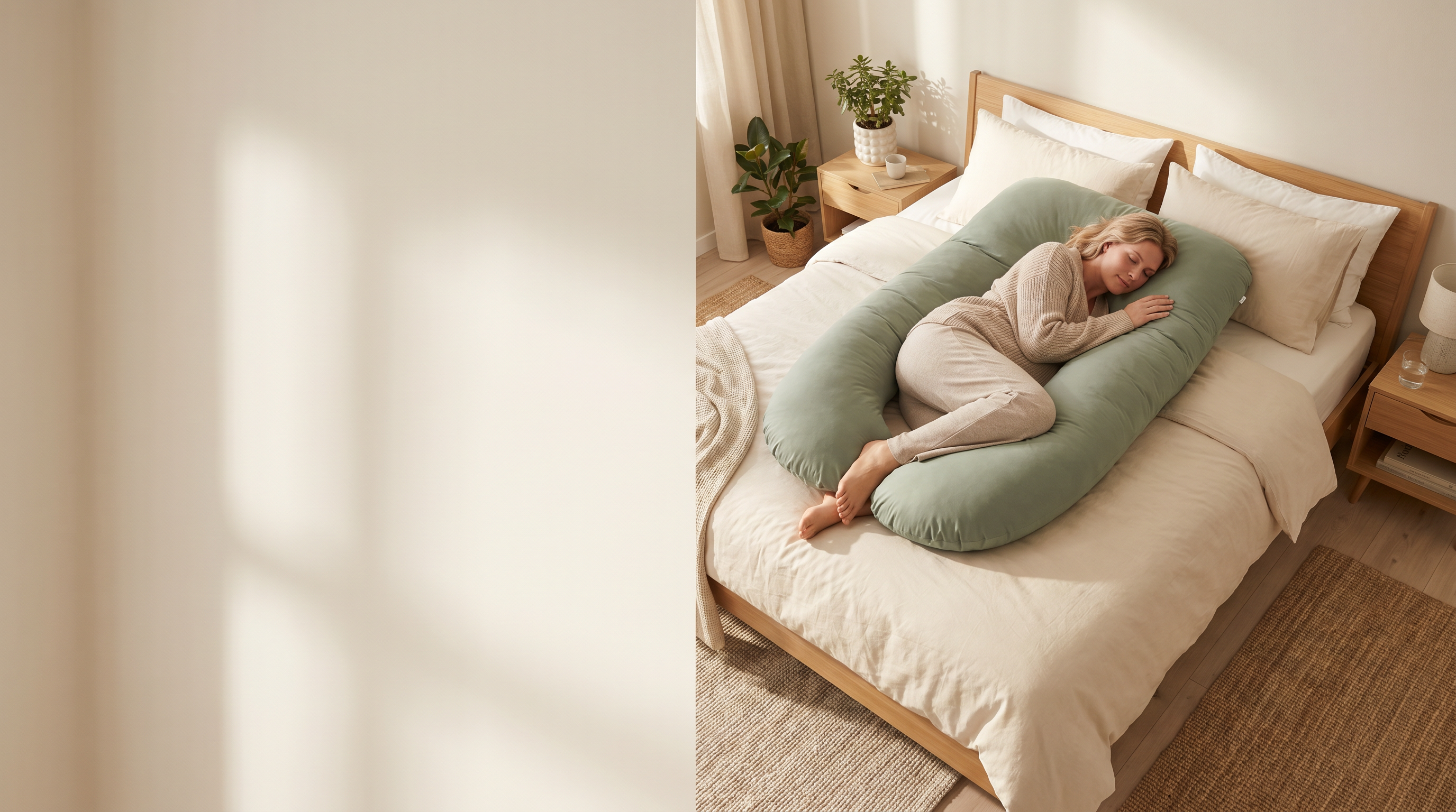 Le coussin ergonomique Chillow dans une chambre cosy