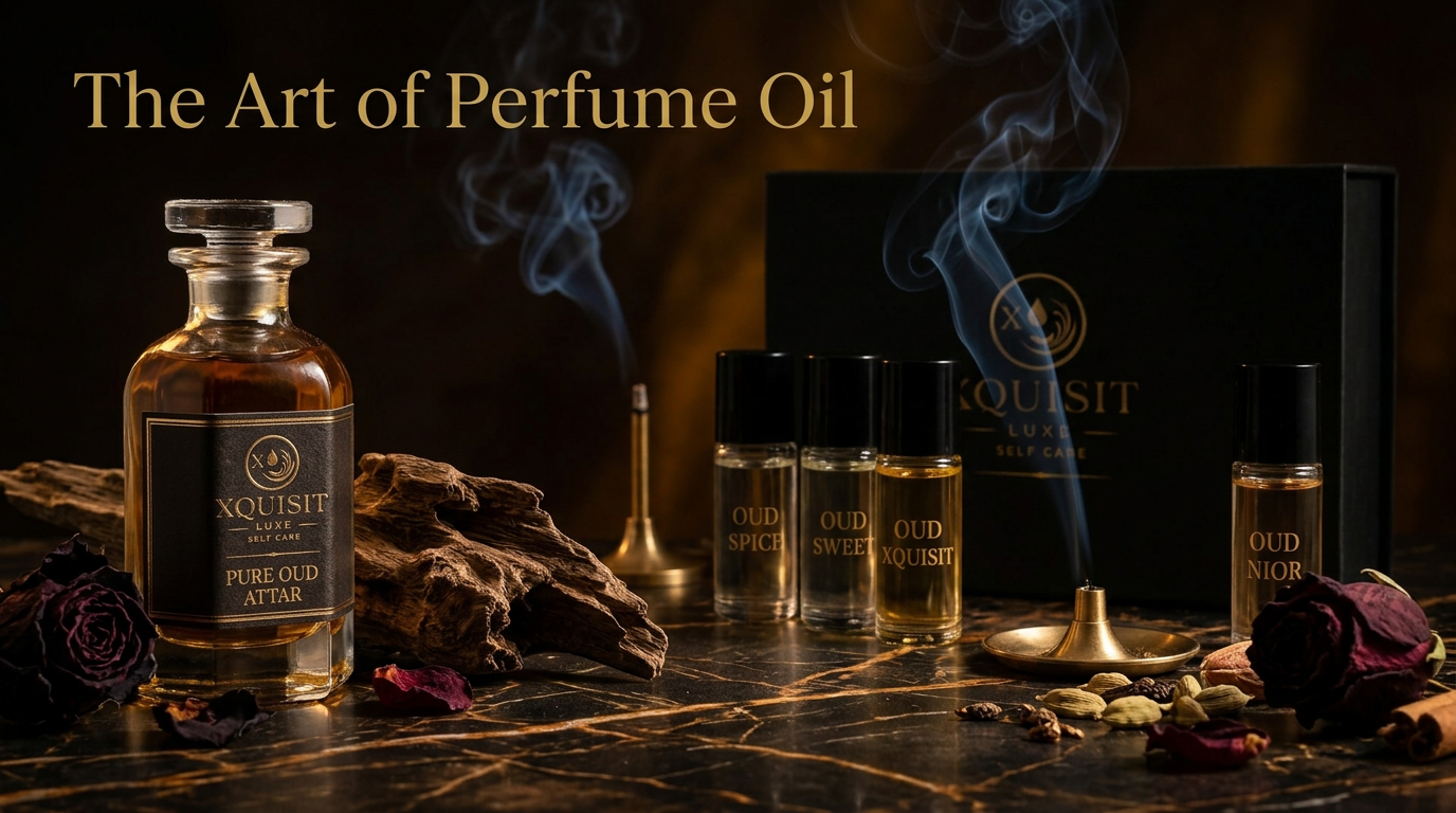 Alcohol-Free Oud Perfume Oil UK — Xquisit Luxe