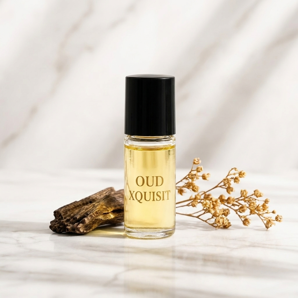 Xquisit Luxe oud perfume oil — alcohol-free attar UK