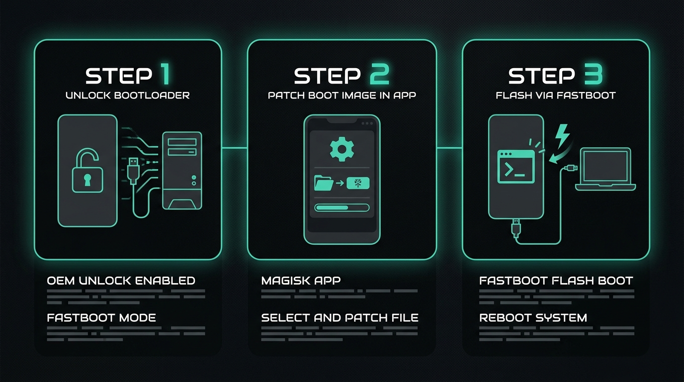 The three-step modern rooting process