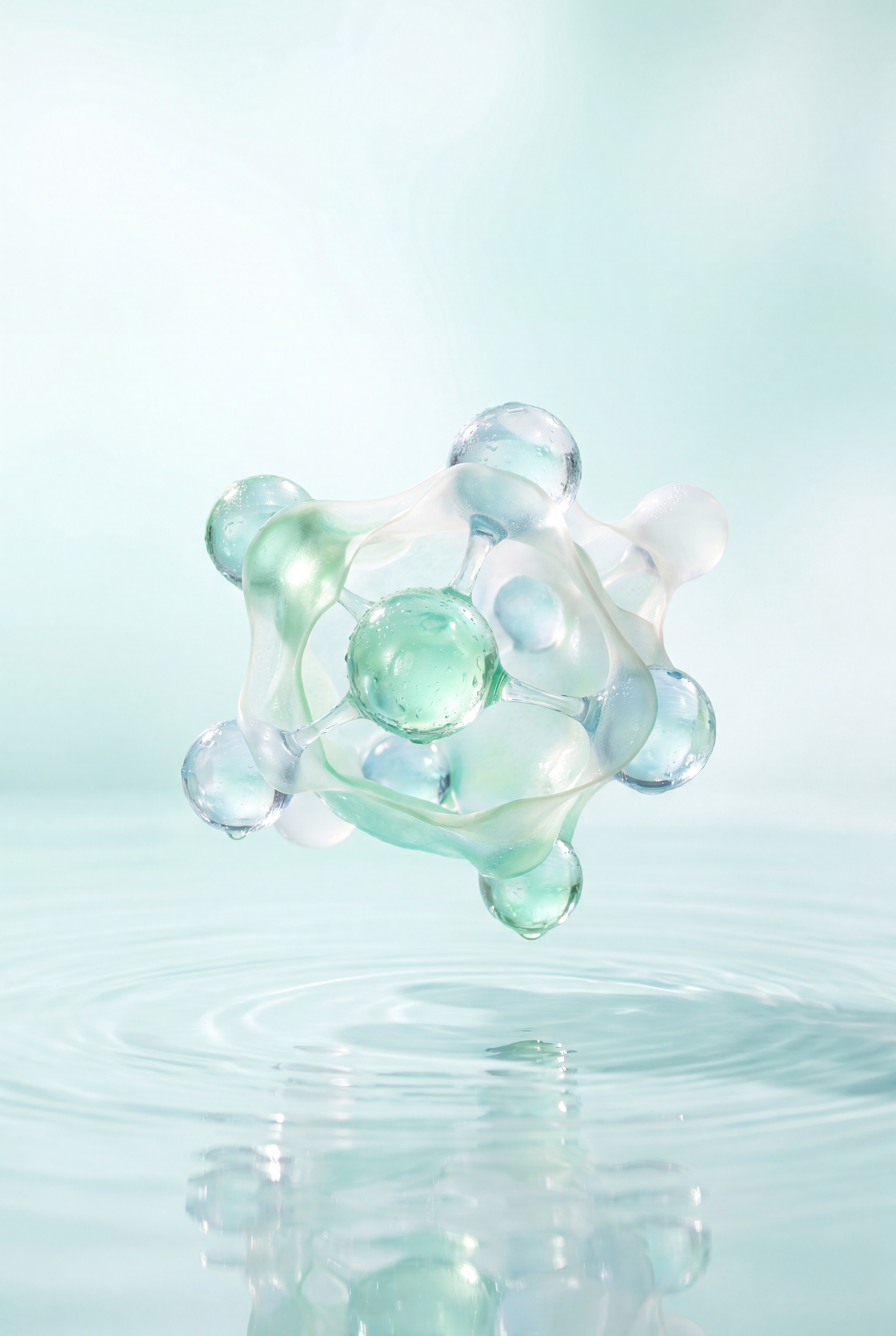 Living chemistry water molecule