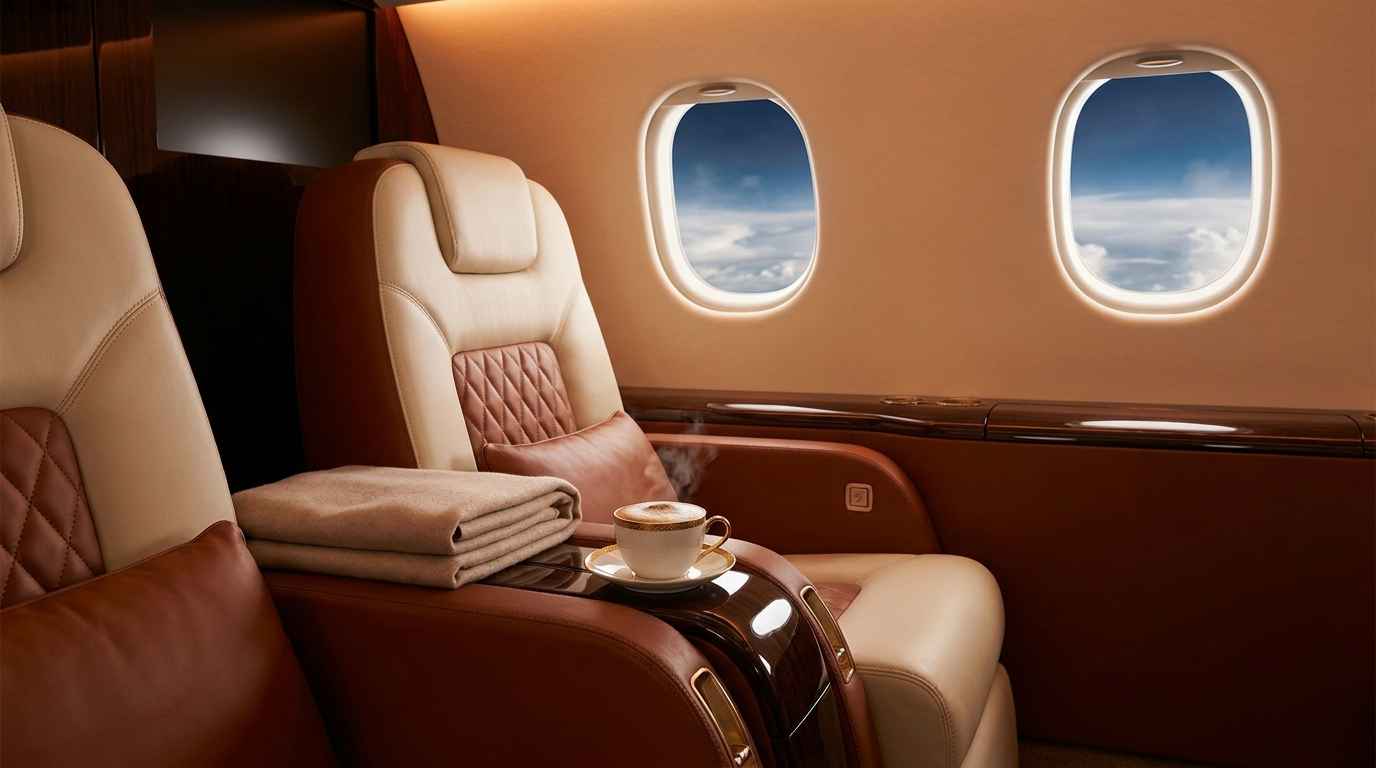 Private jet luxury travel