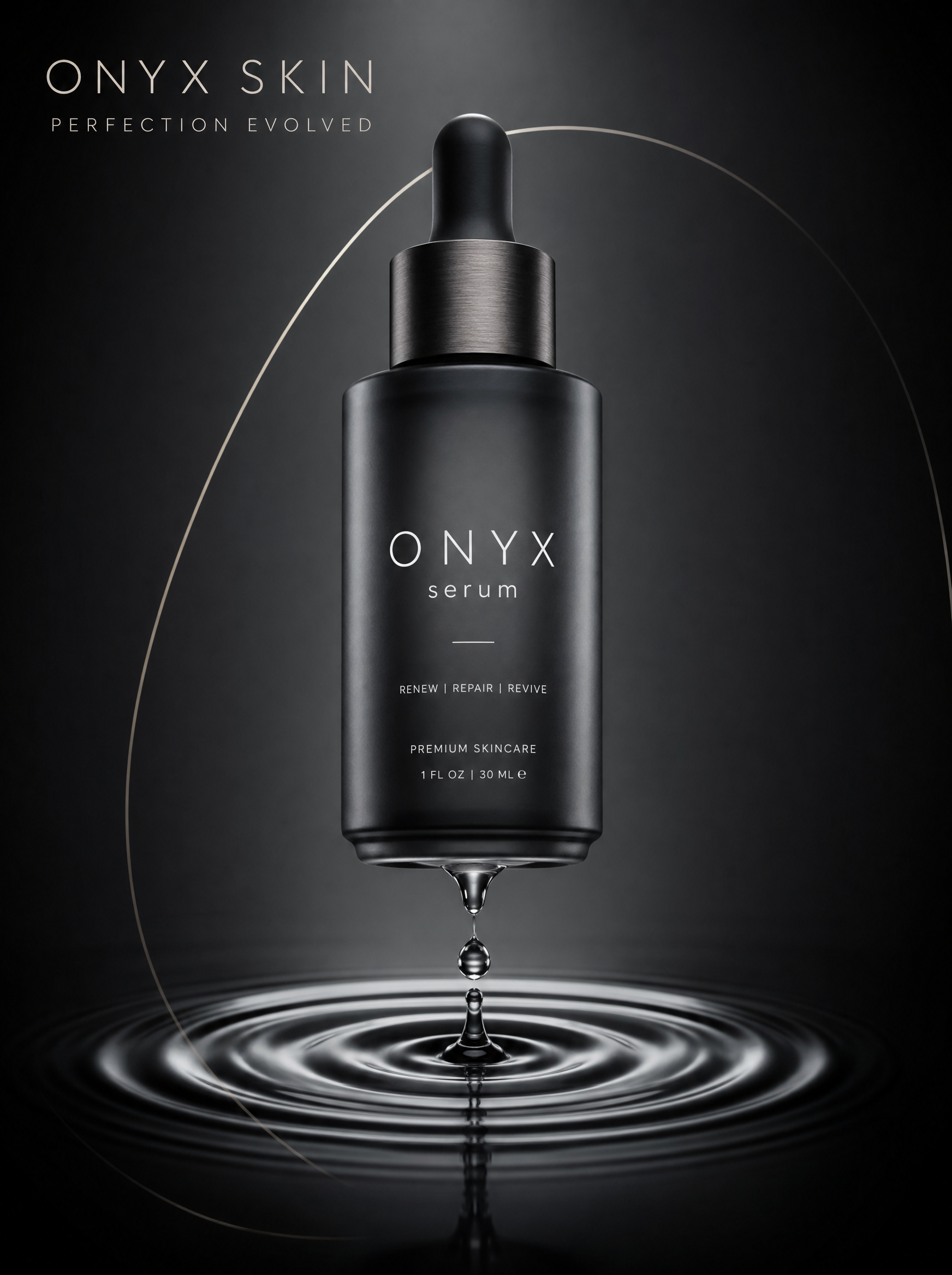 Onyx Skin Serum Product Poster