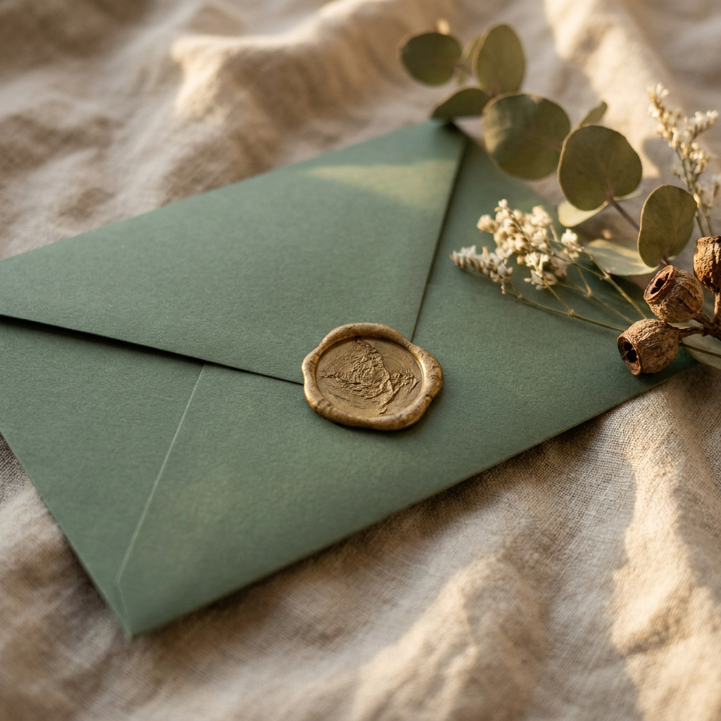 A wax-sealed letter from Connected au