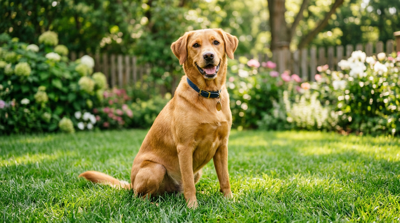 Happy, healthy dog