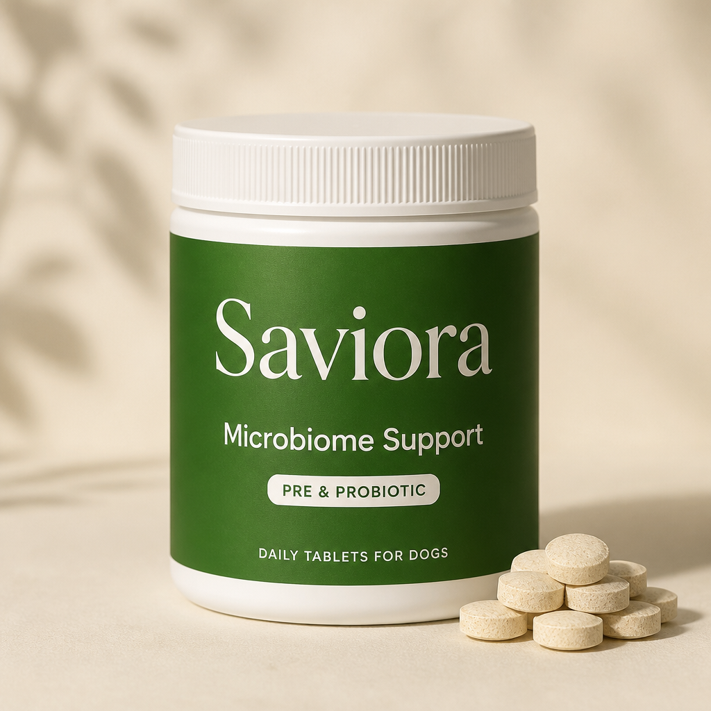 Saviora Microbiome Support tub with daily tablets