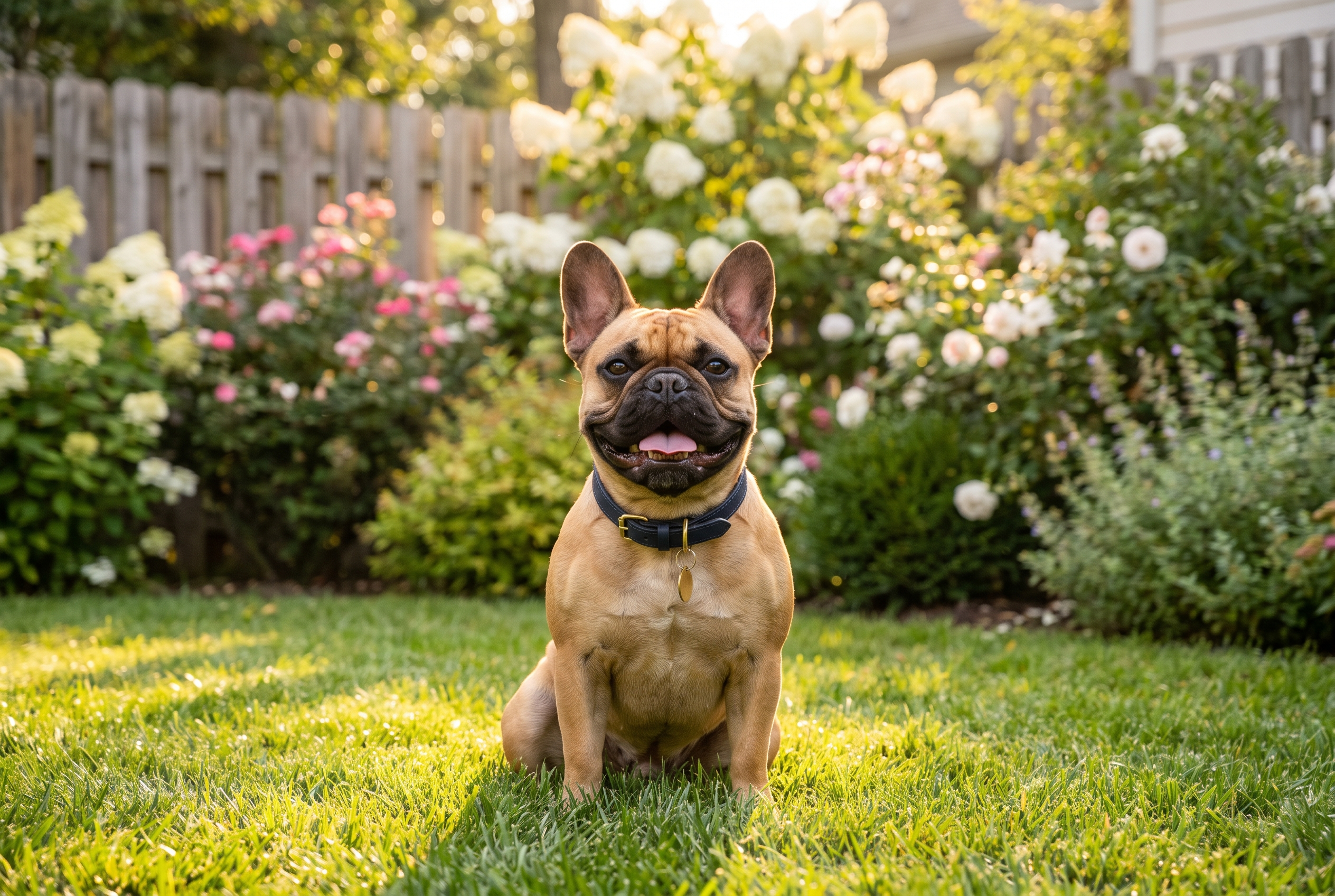Happy, healthy French Bulldog