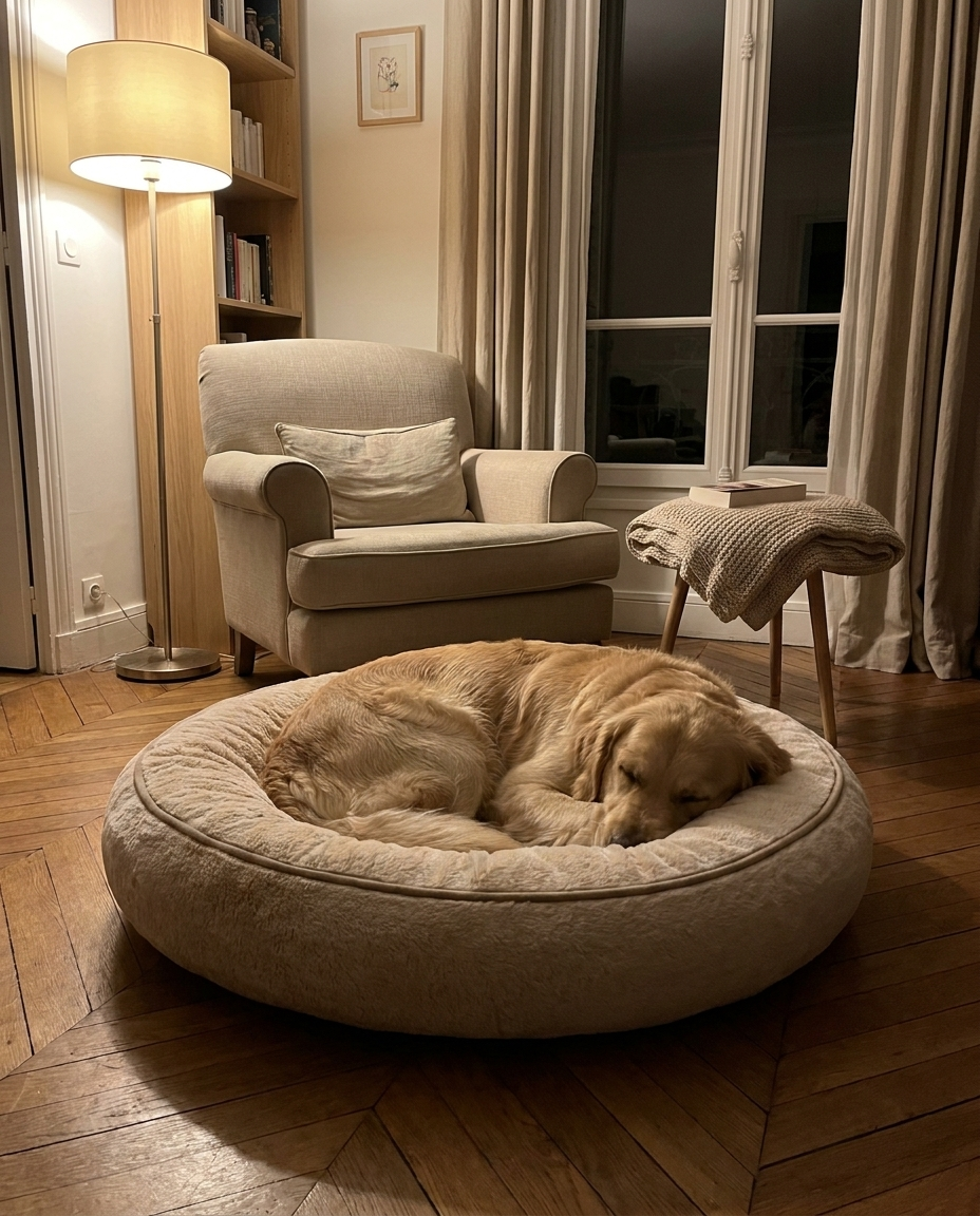 Mon Golden dort d'une traite