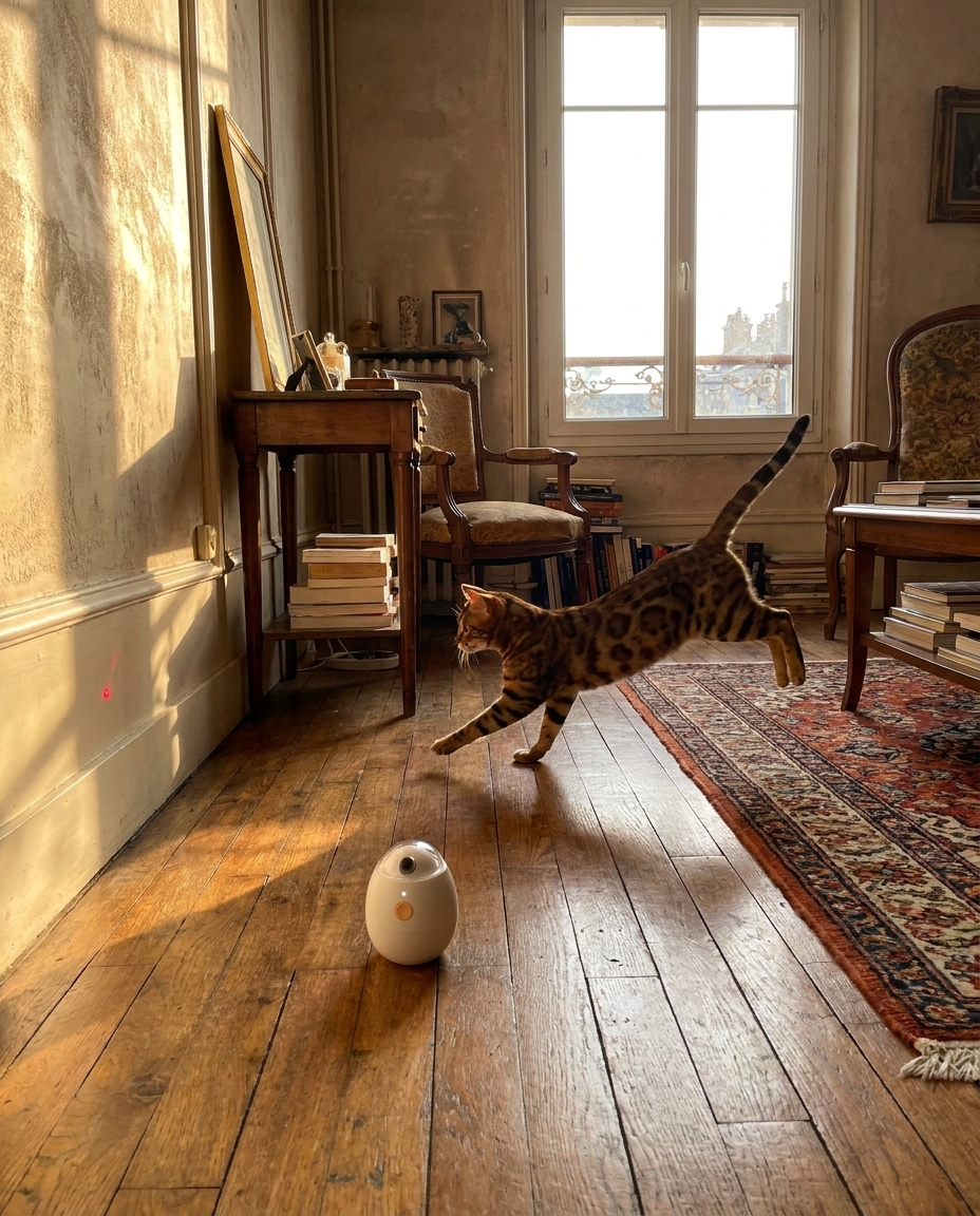Mes 2 chats jouent ensemble