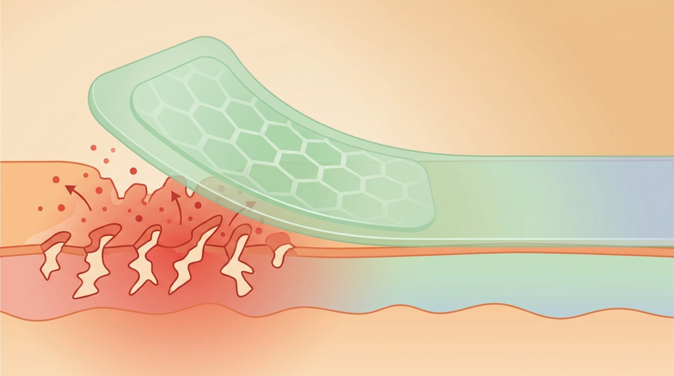 Collagen seals the irritated gut lining like a patch