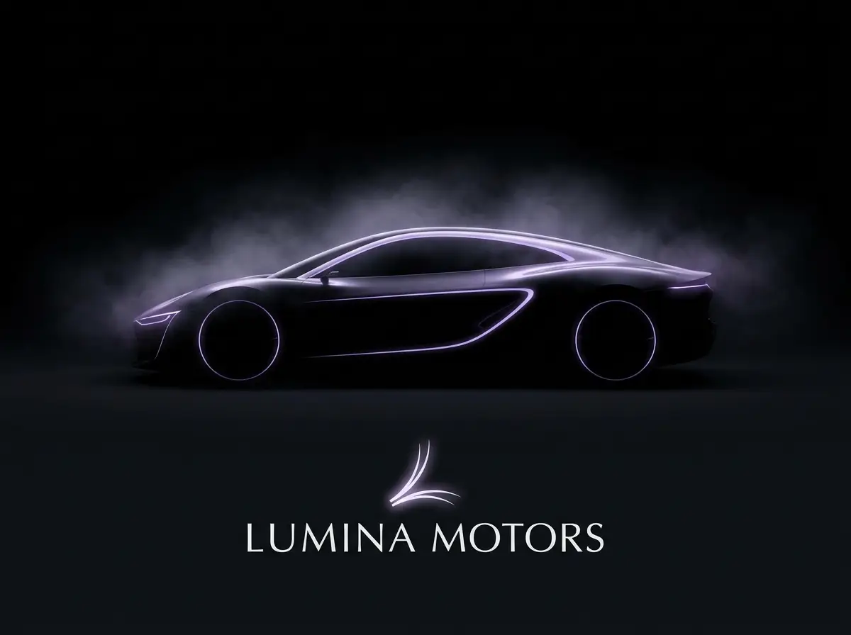 Lumina Motors brand identity concept