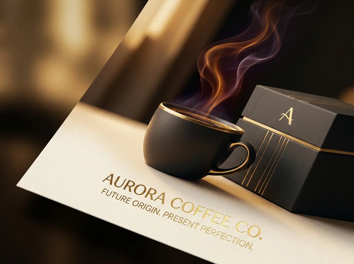 Aurora Coffee Co flyer concept