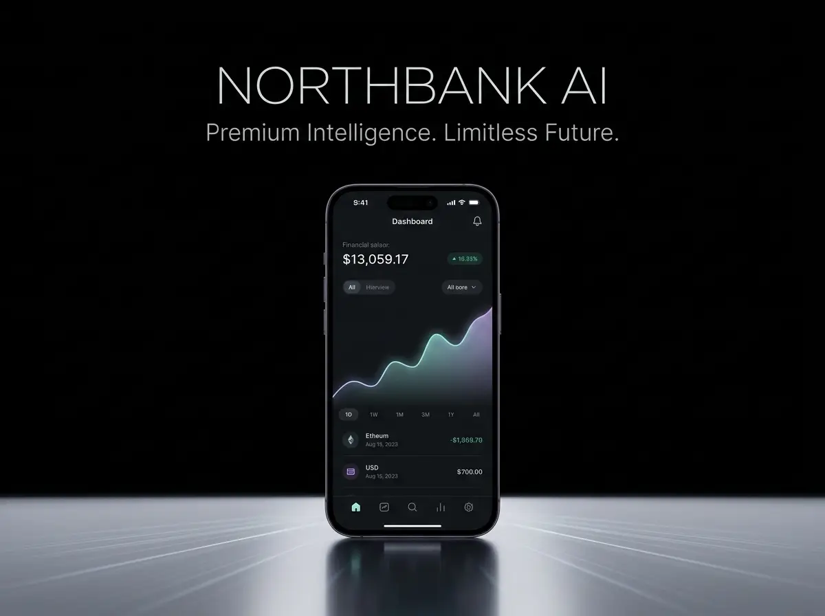 Northbank AI launch poster concept