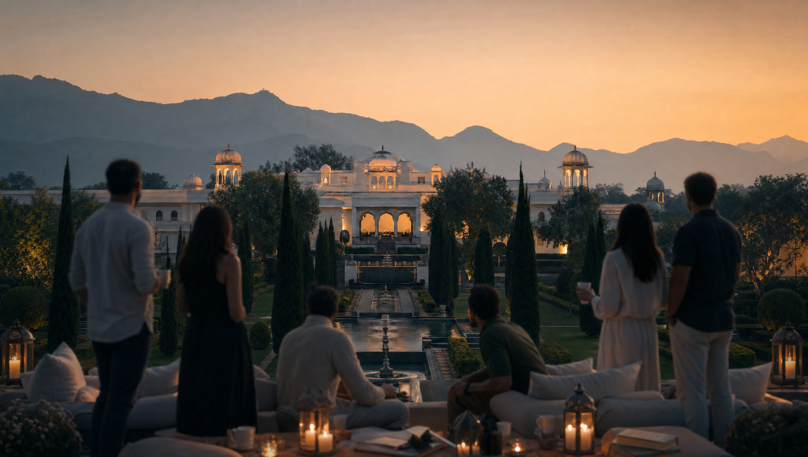 Raffles Udaipur, the private island property