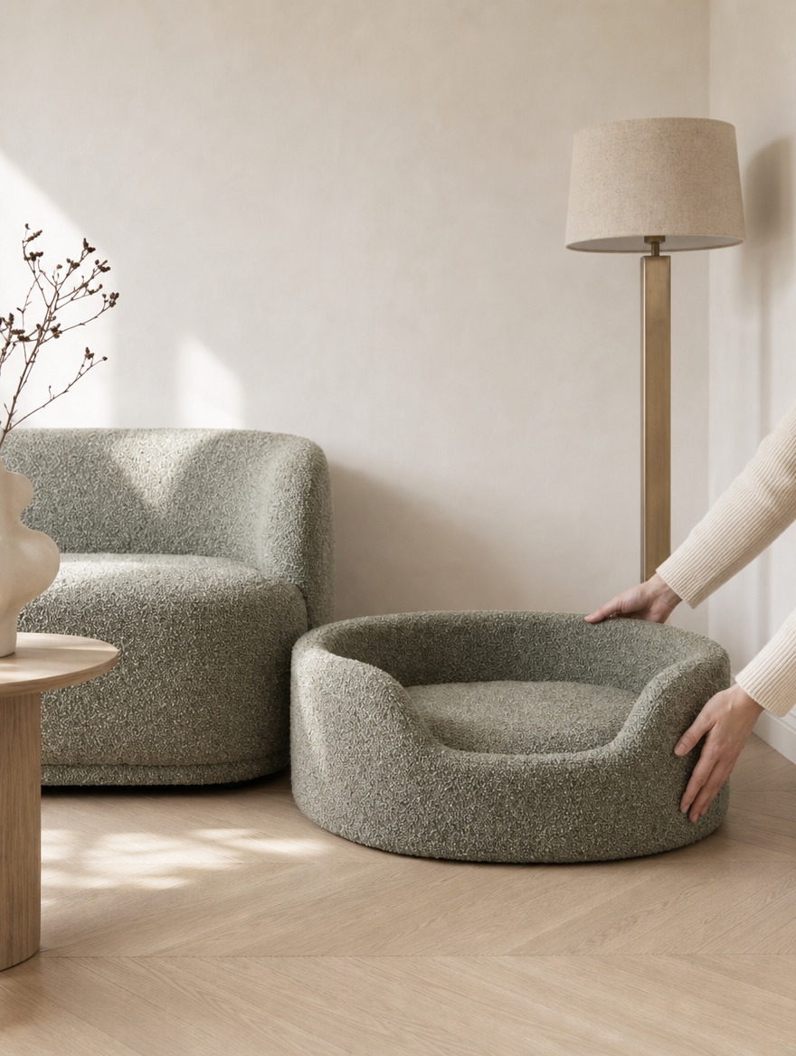 Delivery and styling — the finished piece in your room