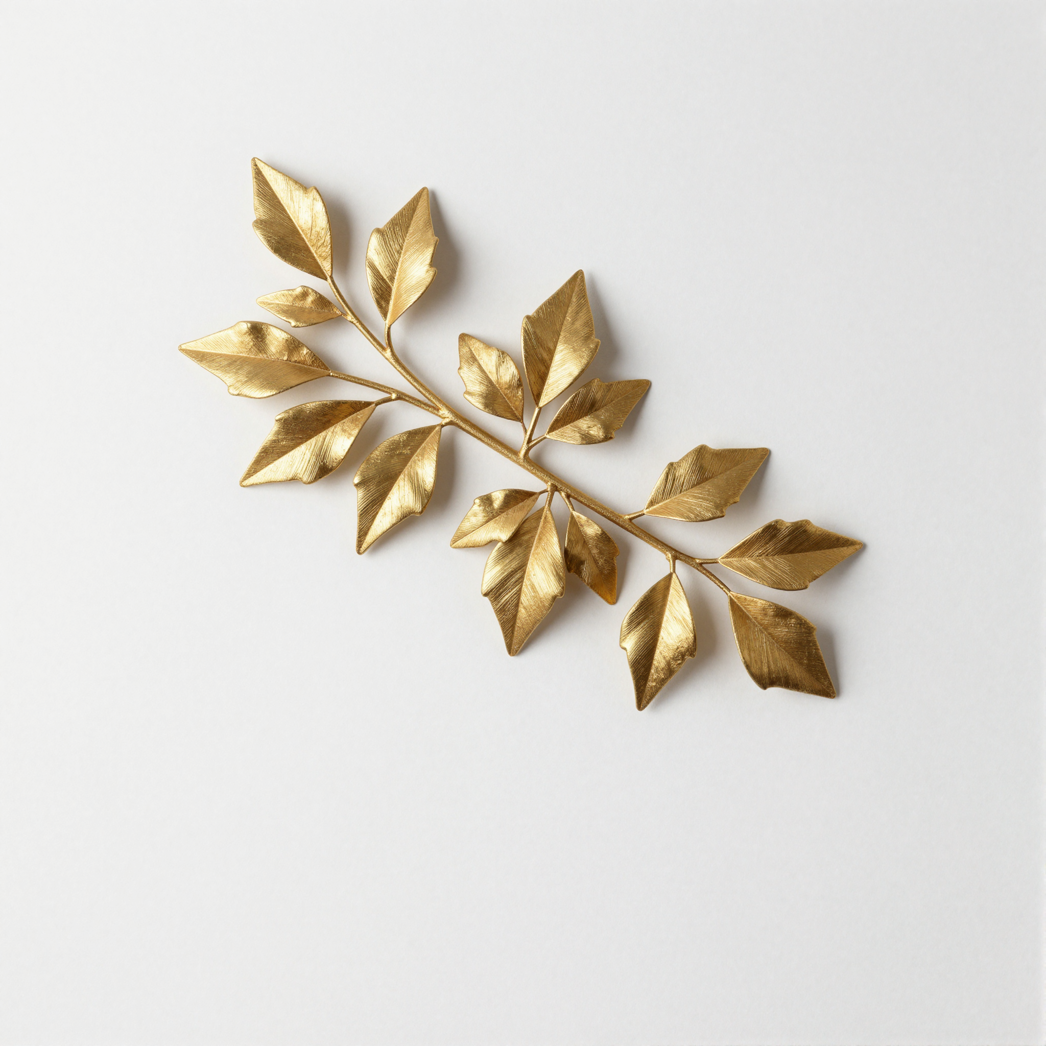 Metal Leaf Wall Art detail