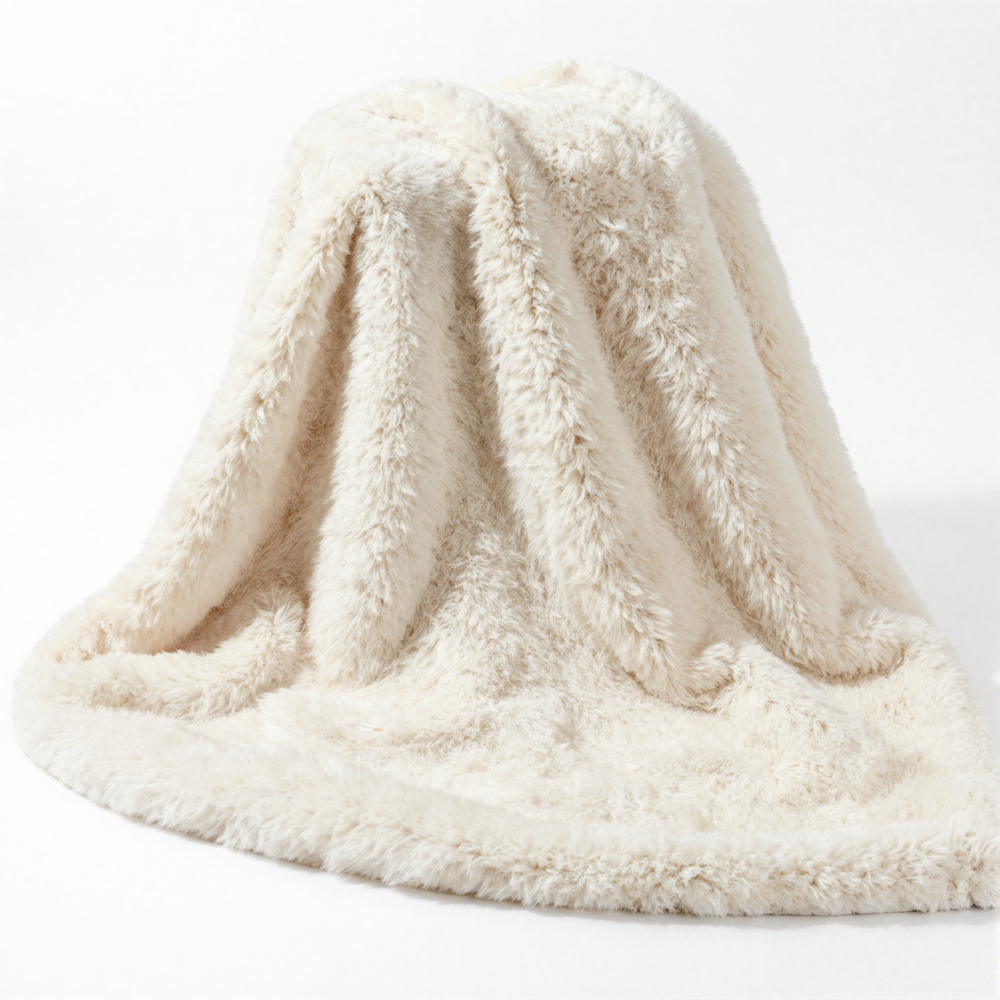 Faux Fur Throw detail