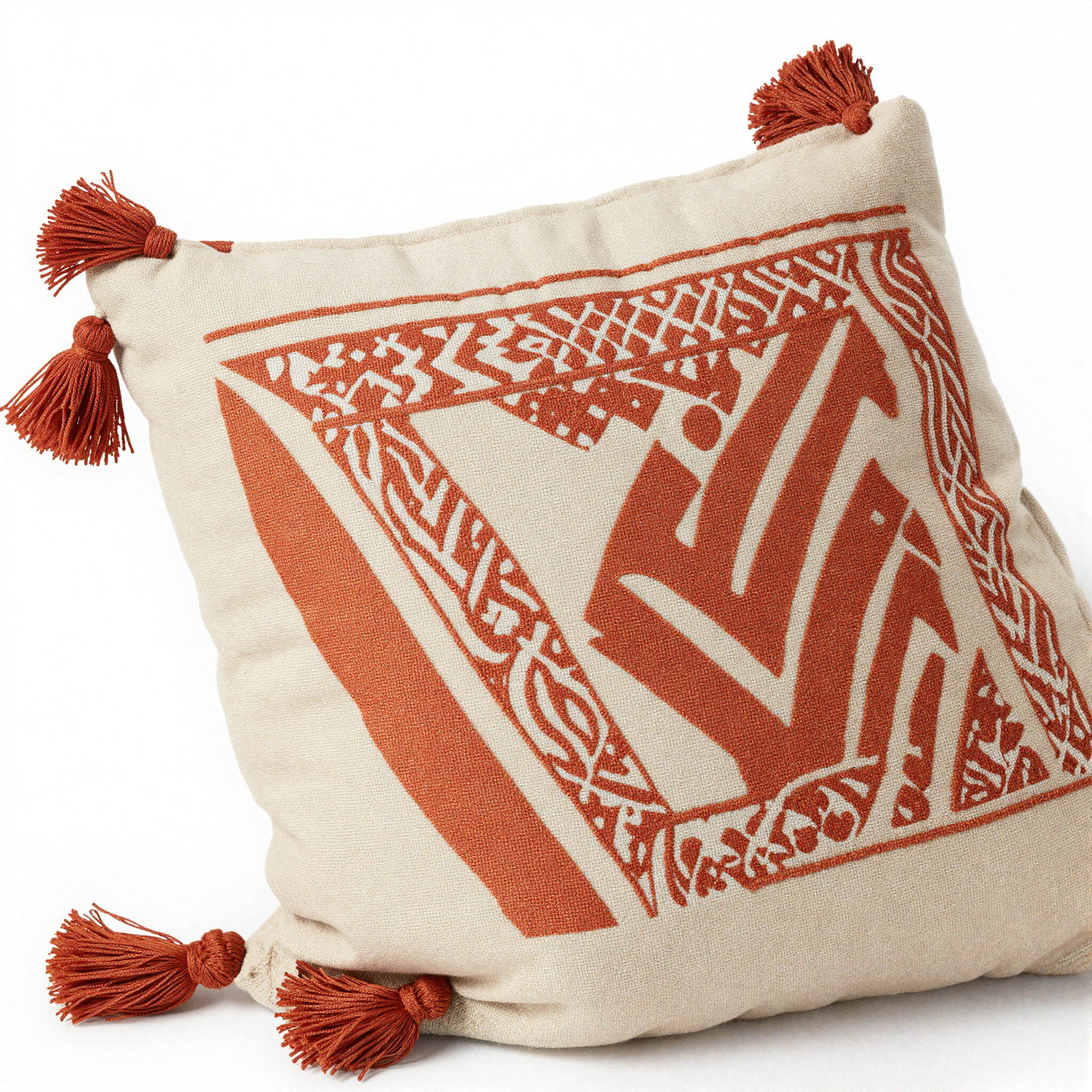 Embroidered Boho Cushion Cover detail