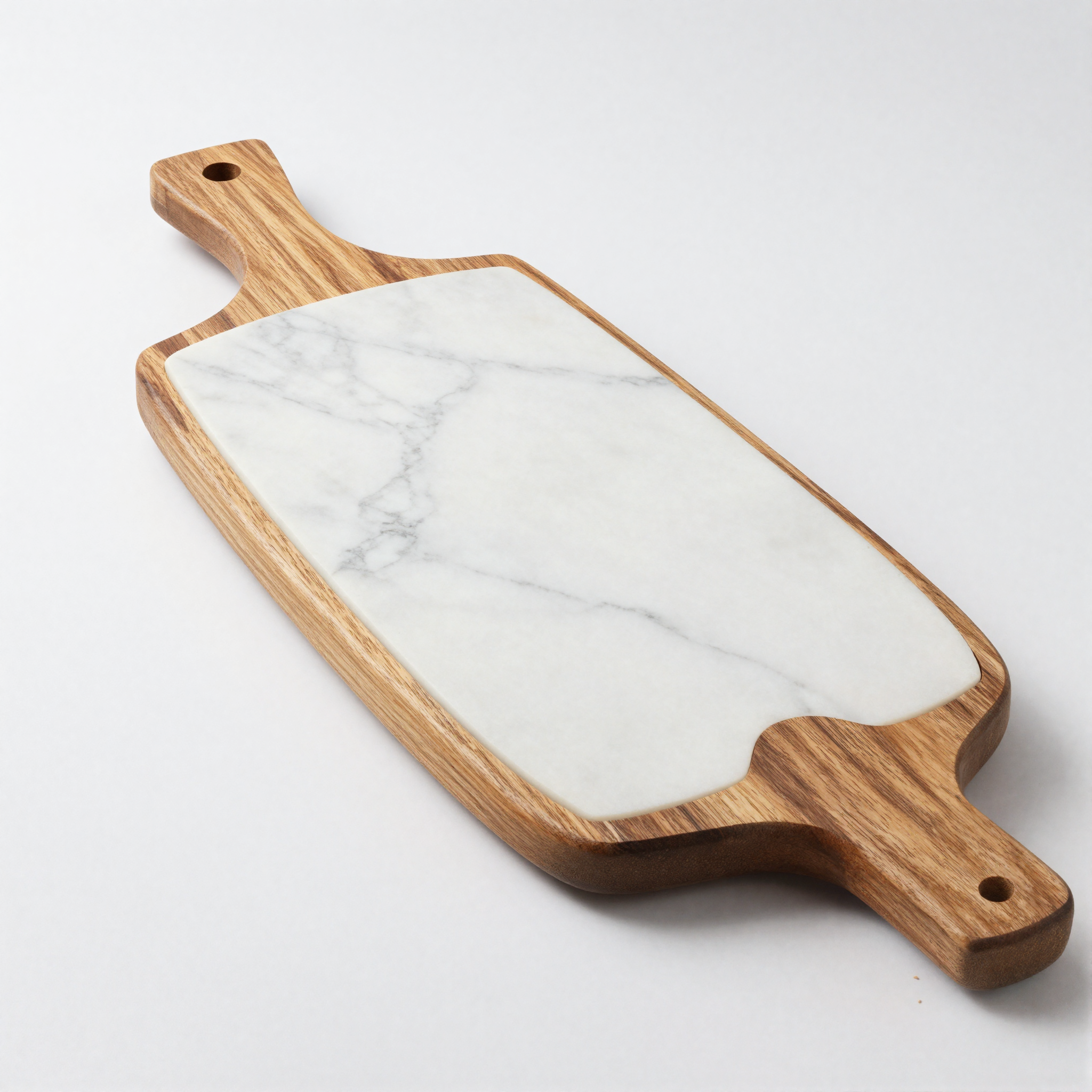 Marble & Acacia Serving Board