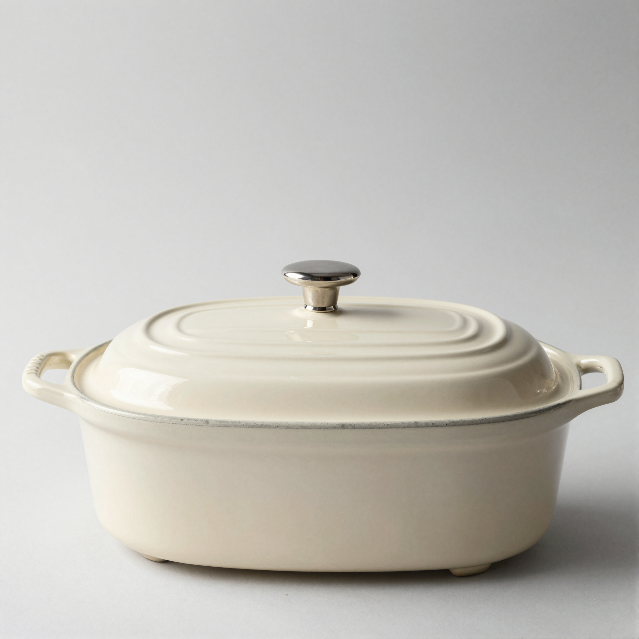 Enameled Cast Iron Braiser detail