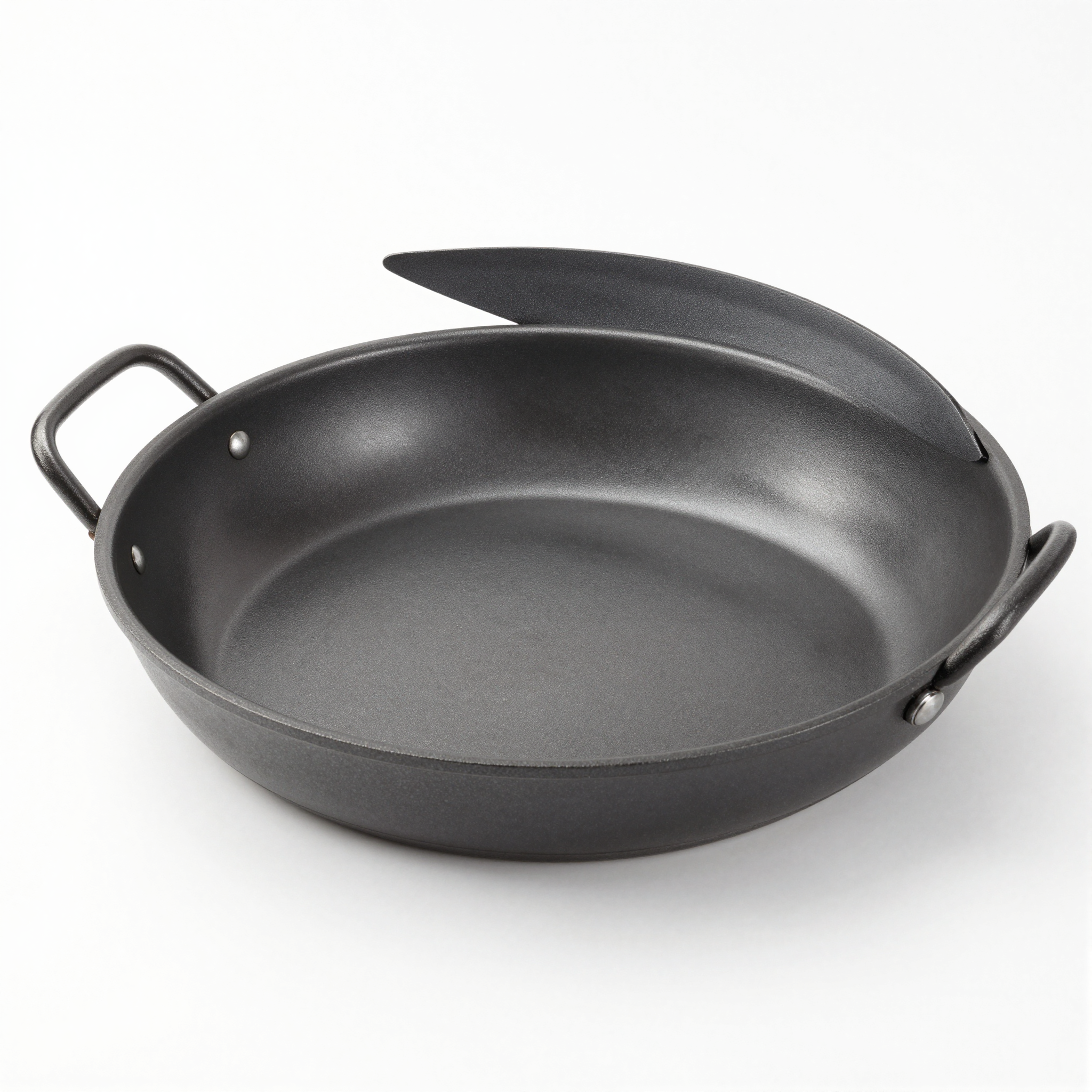 Carbon Steel Paella Pan detail
