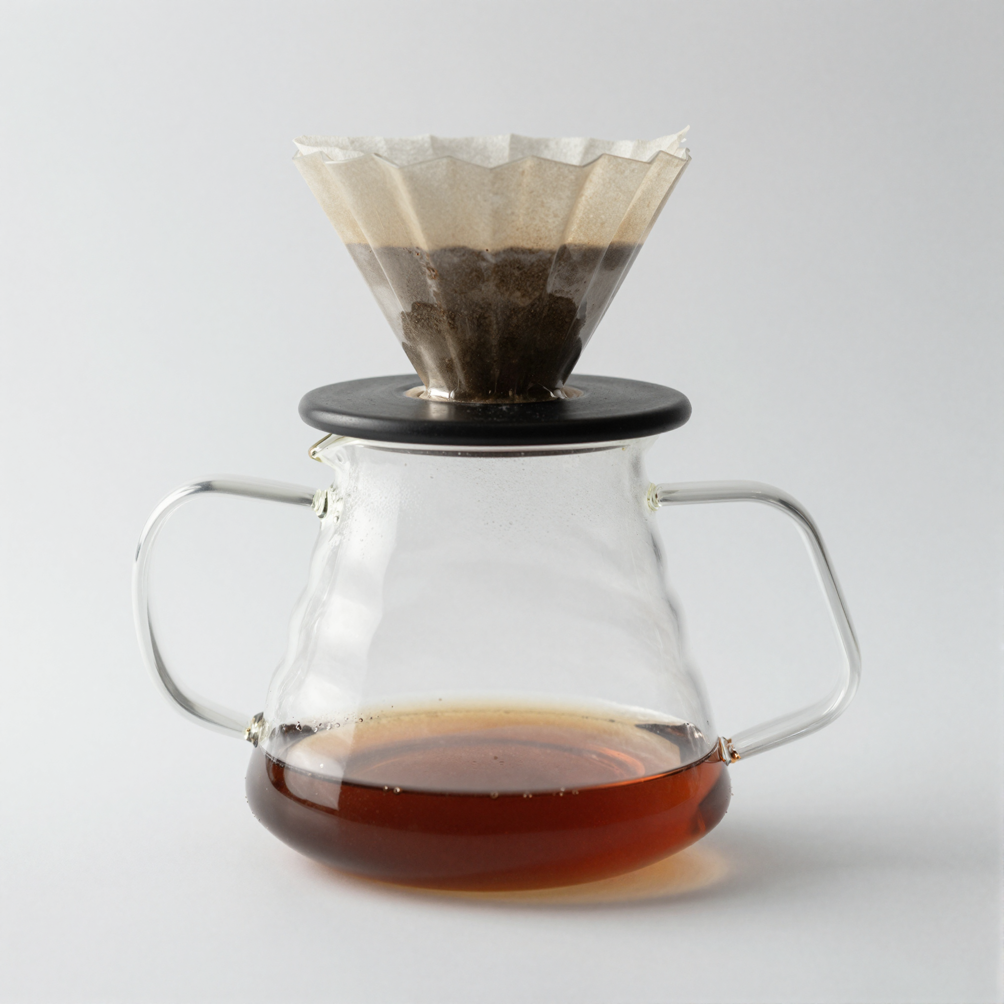 Glass Pour-Over Carafe detail
