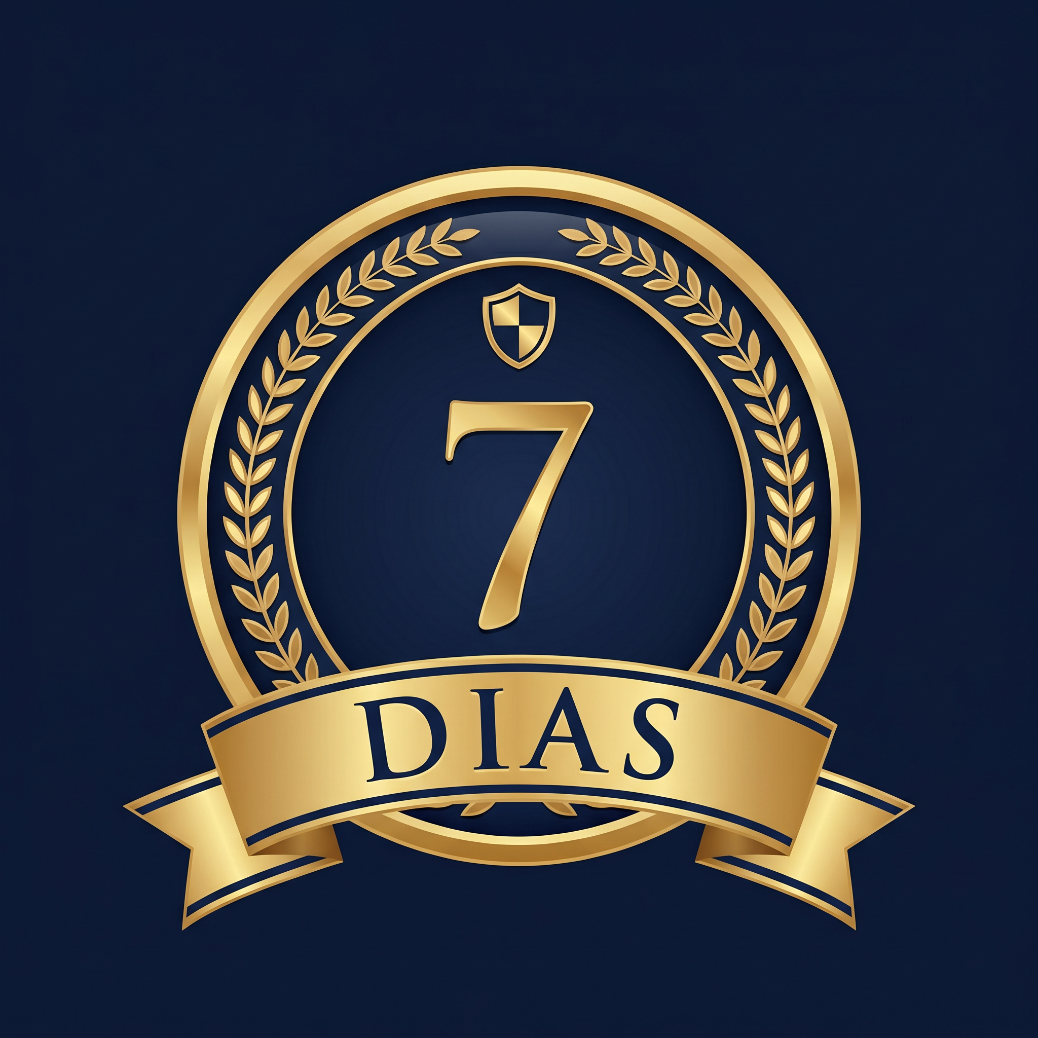 Selo de garantia de 7 dias