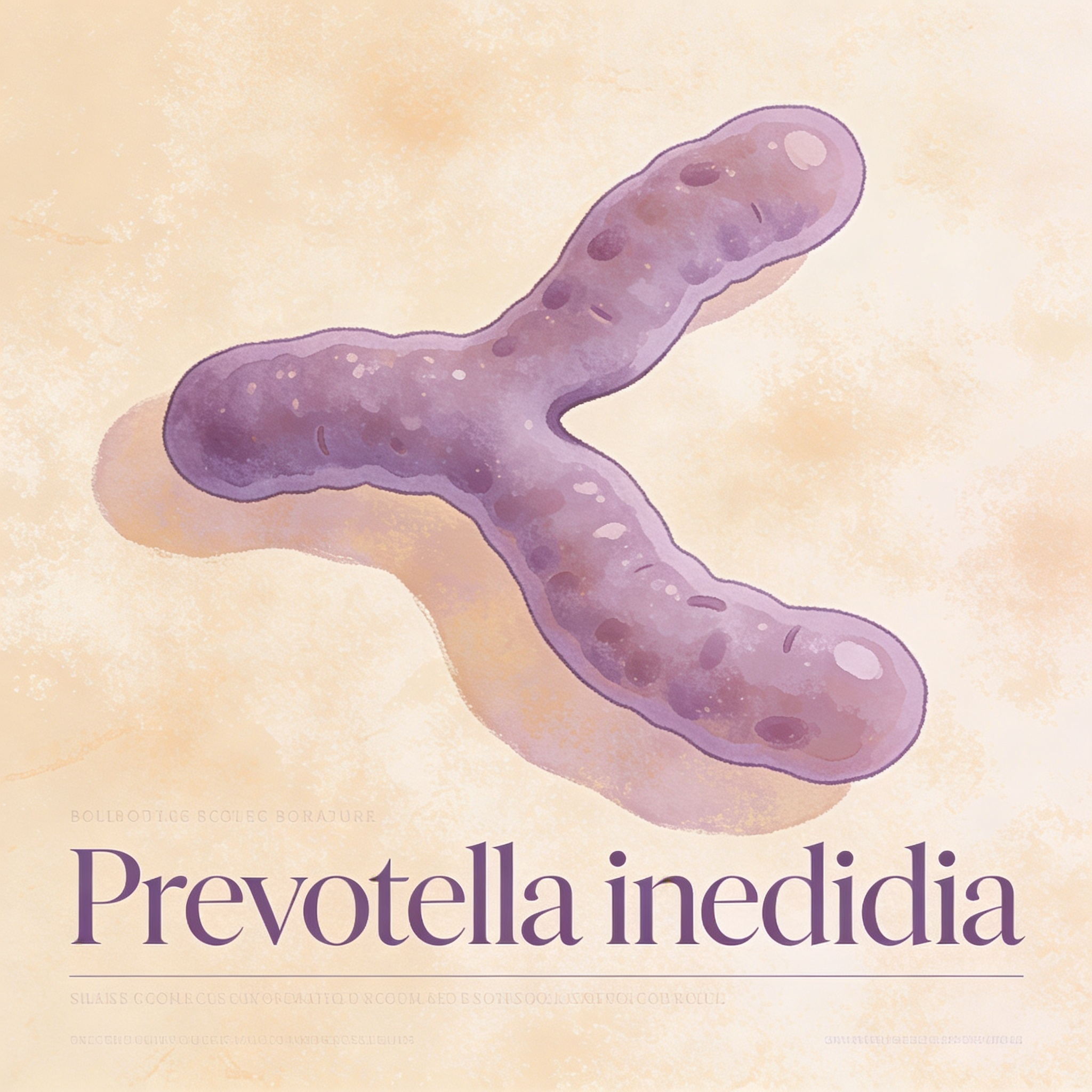 Illustration éditoriale Prevotella intermedia