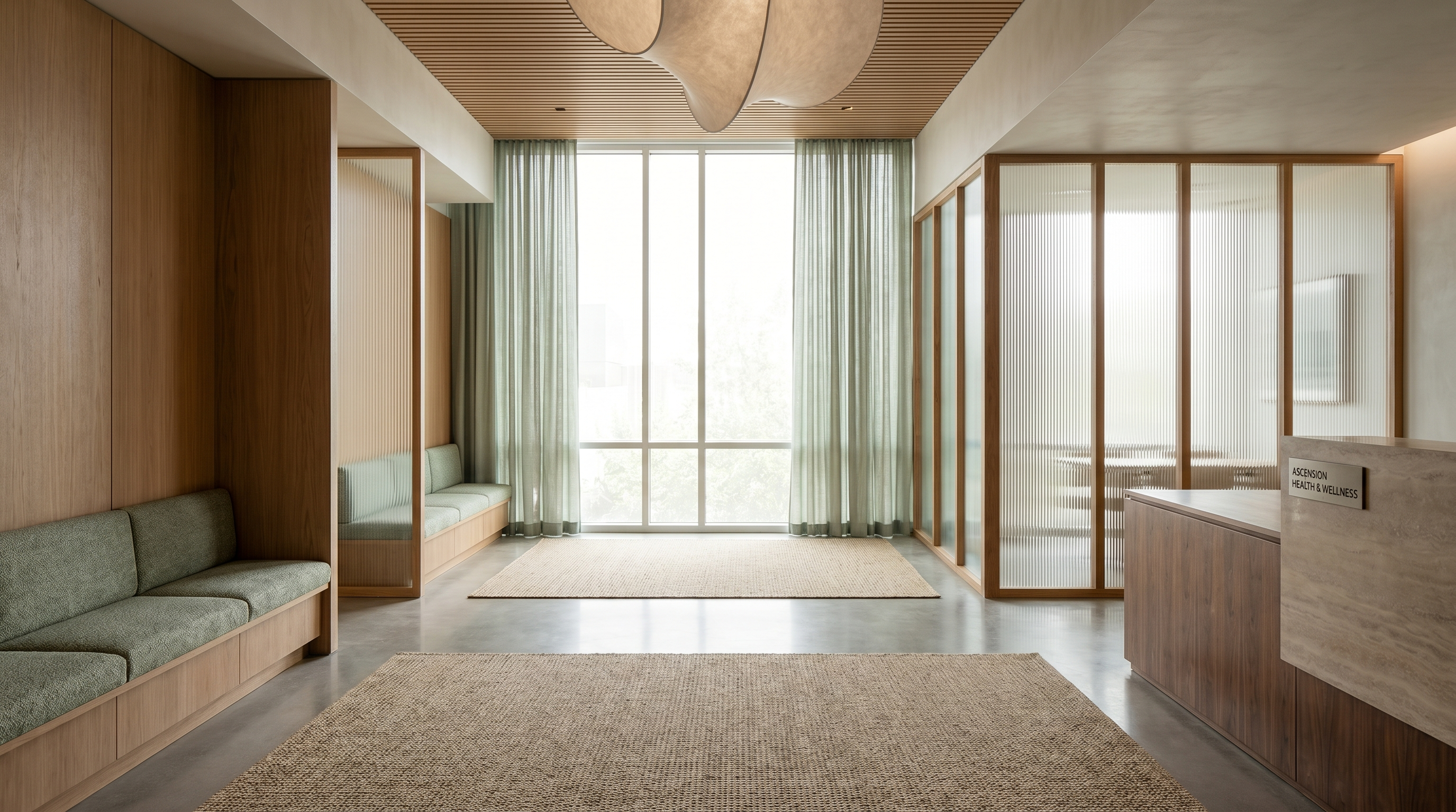 A beautifully designed modern surgery center interior