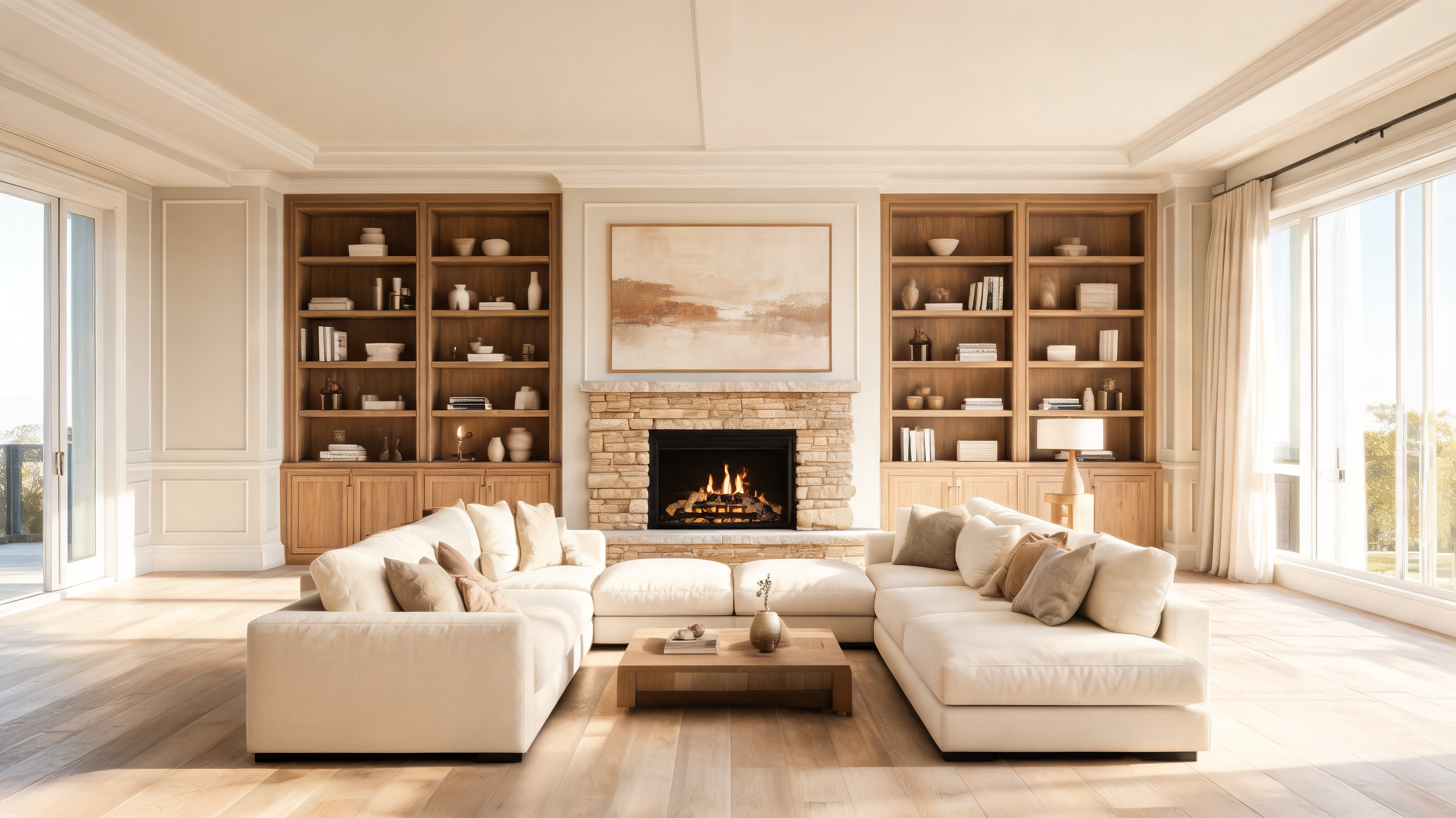 Luxury living room real estate photography Chandler AZ