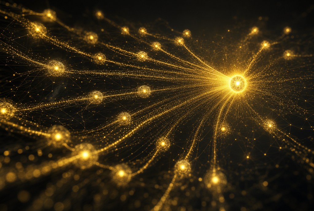 Abstract visualization of the Equihash proof-of-work algorithm and a Zcash mining pool