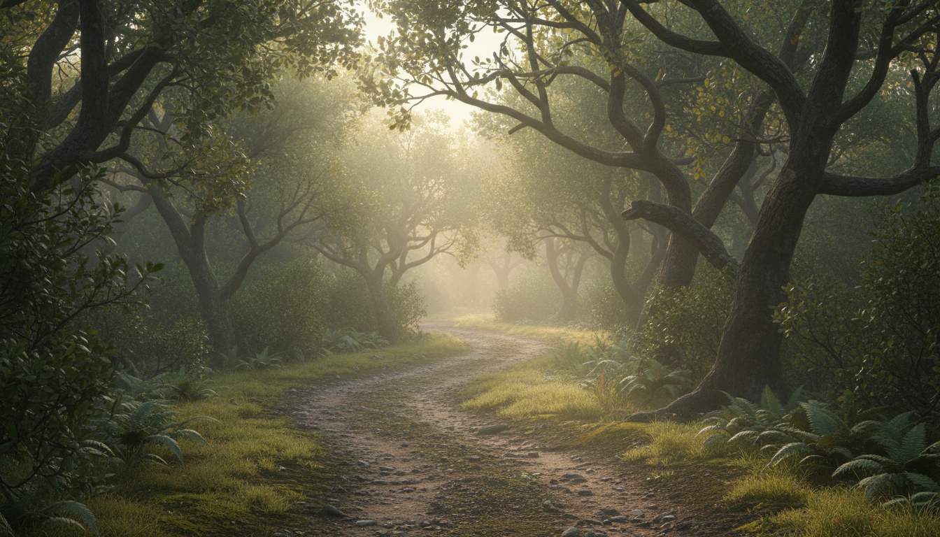 A path through the forest