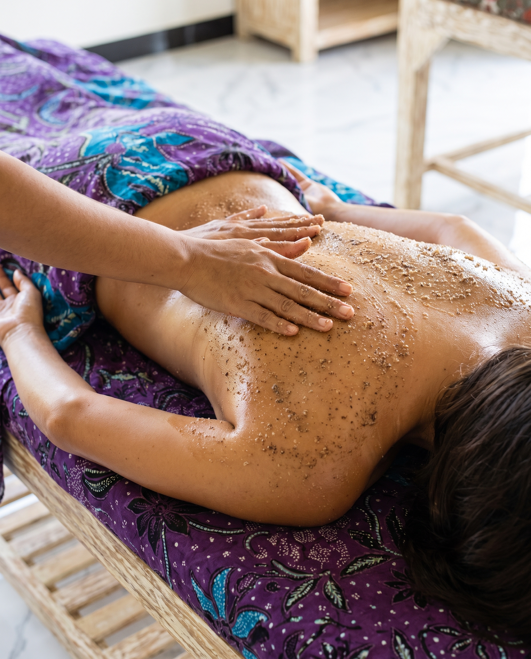 Body scrub treatment
