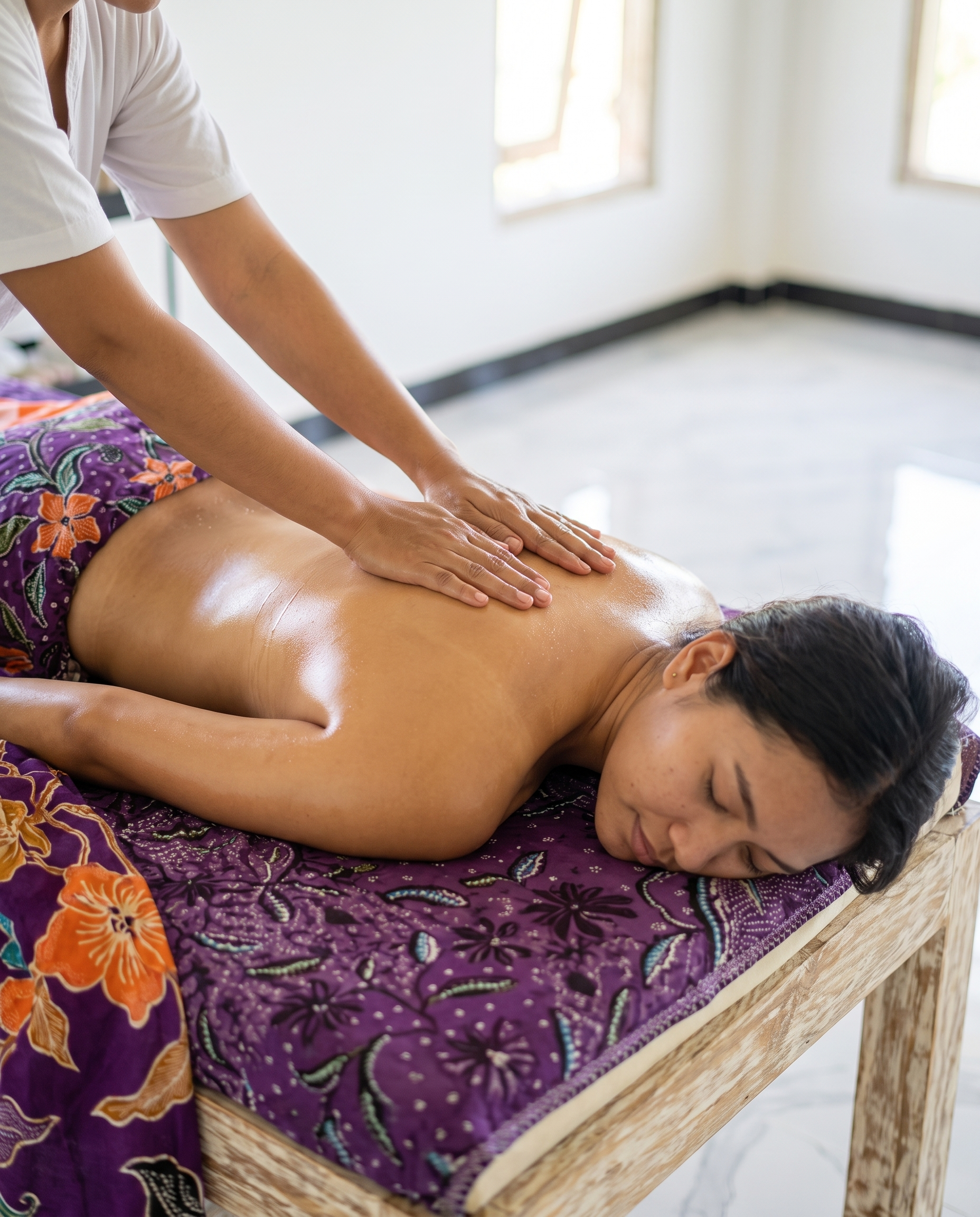 Traditional Balinese full-body massage