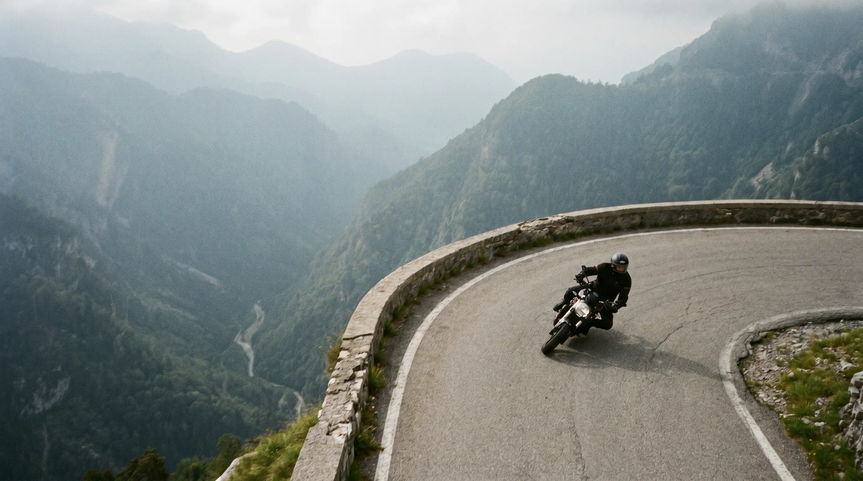 Mountain road Aspromonte Calabria