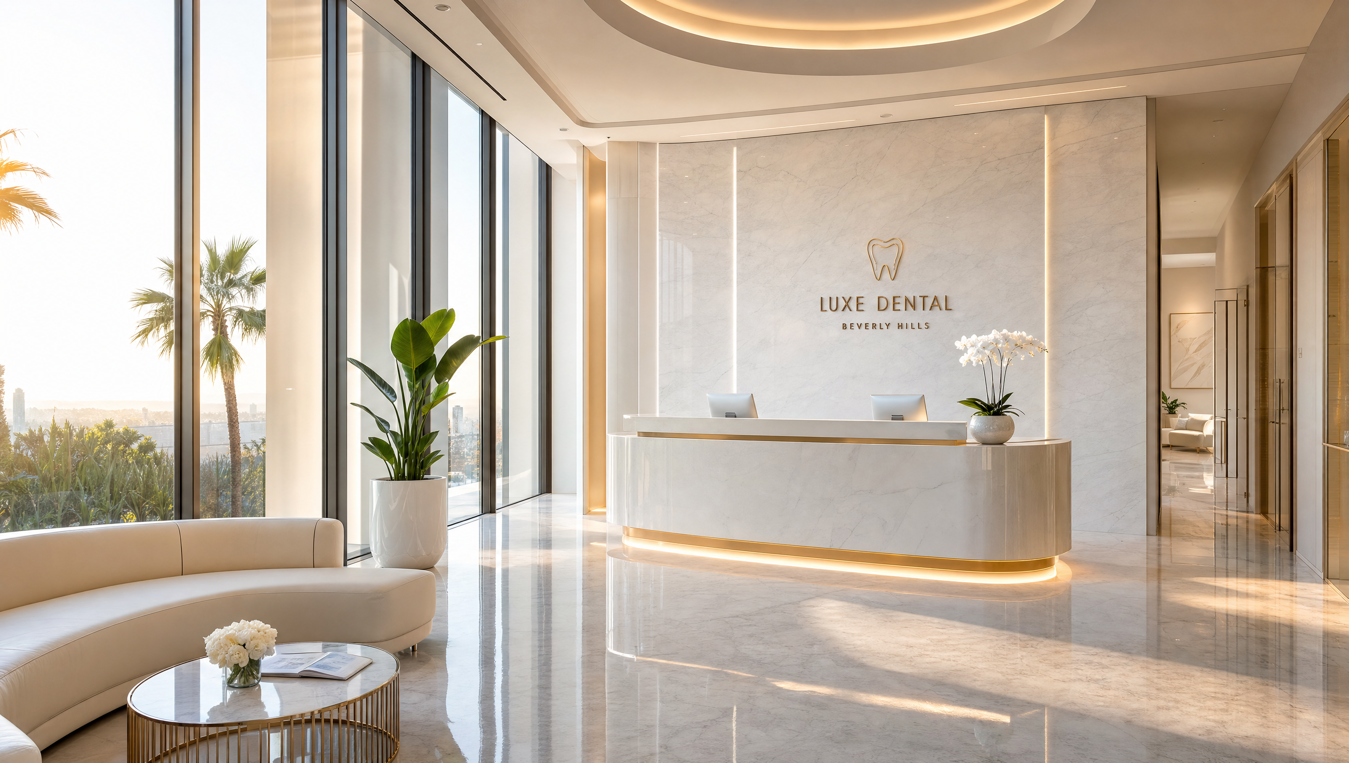 Luxe Dental premium clinic reception