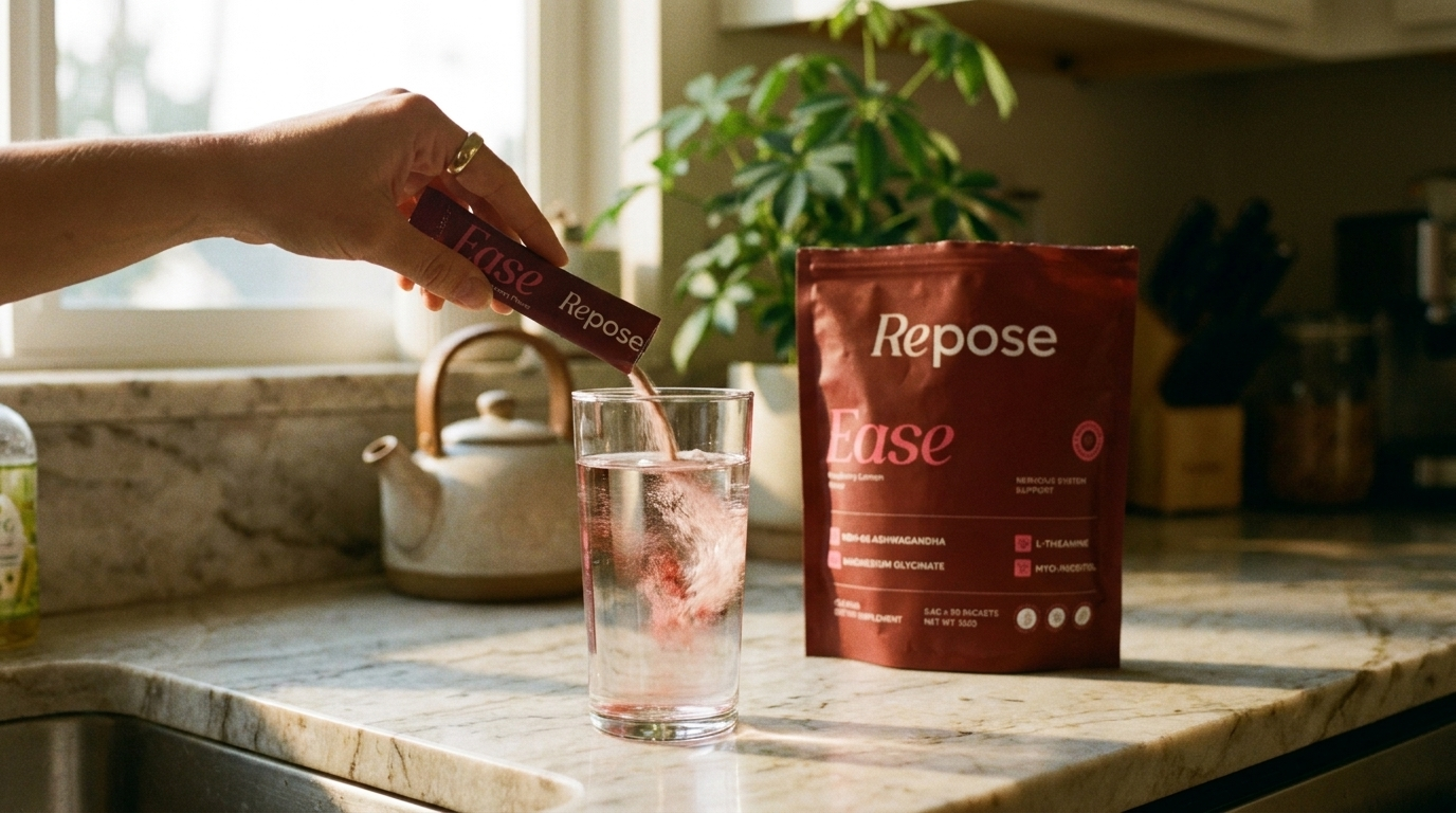 Morning kitchen in Doylestown with Repose Ease pouch