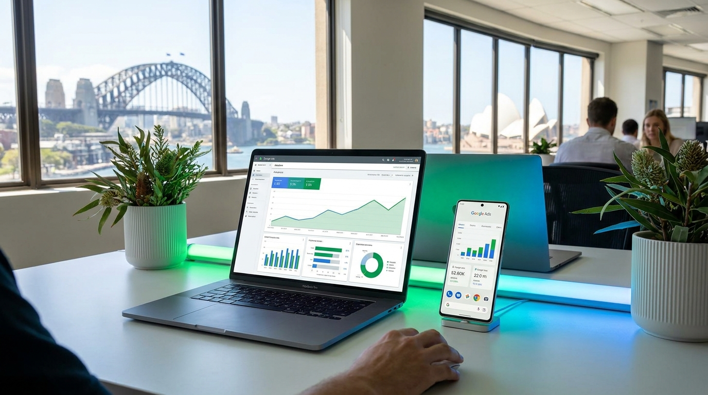 Google Ads analytics dashboard