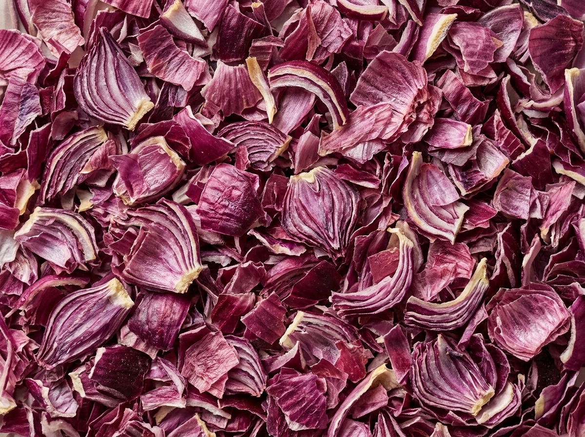Red and pink onion