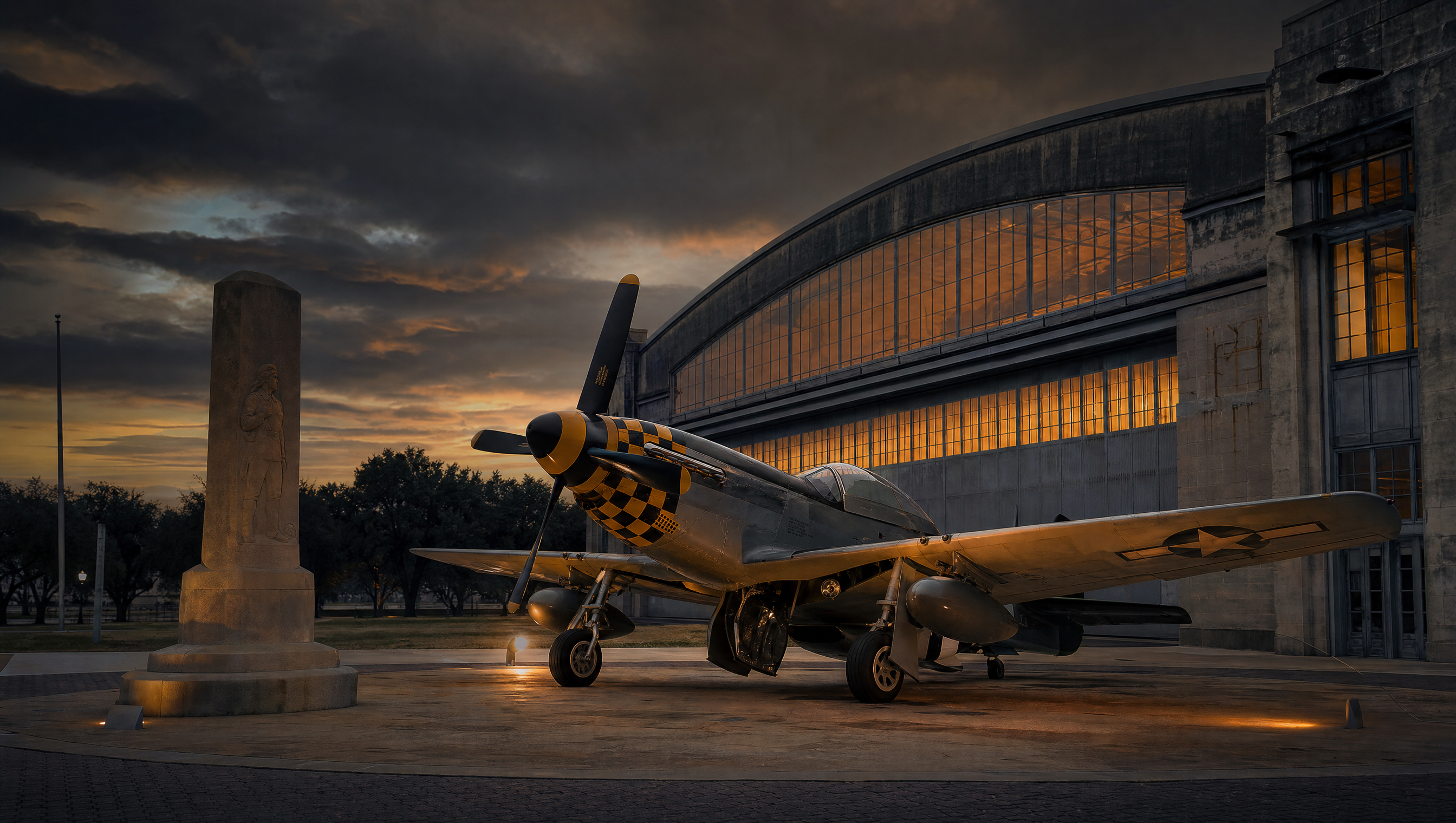 Heritage vintage aircraft at Kelly Field
