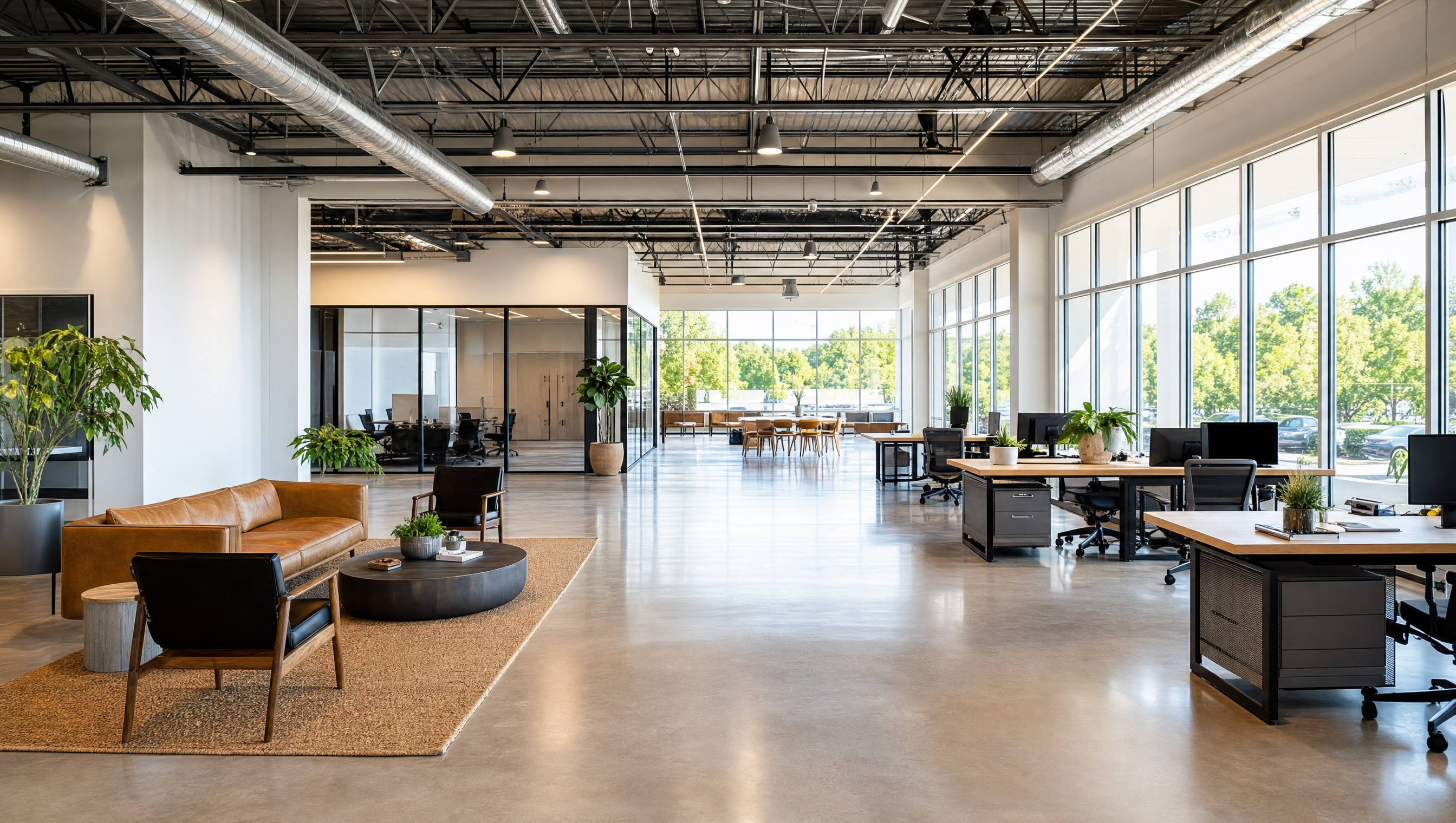 Leasing interior space