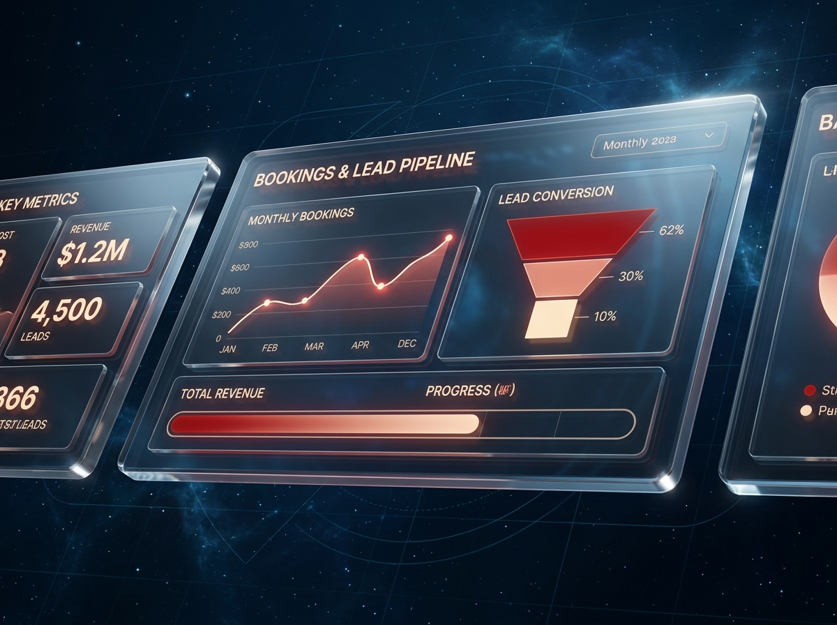 Bookings dashboard