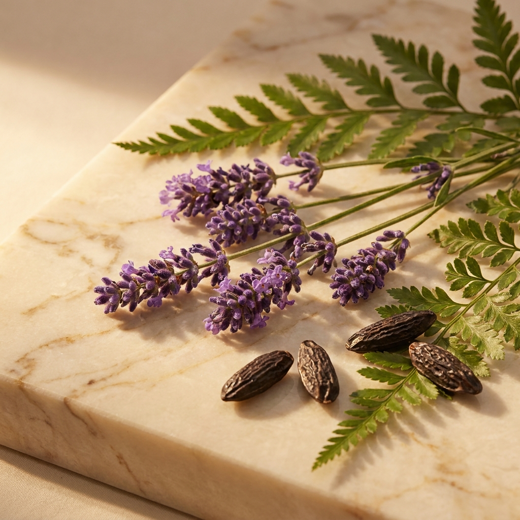 Familia olfativa fougère: lavanda y helecho