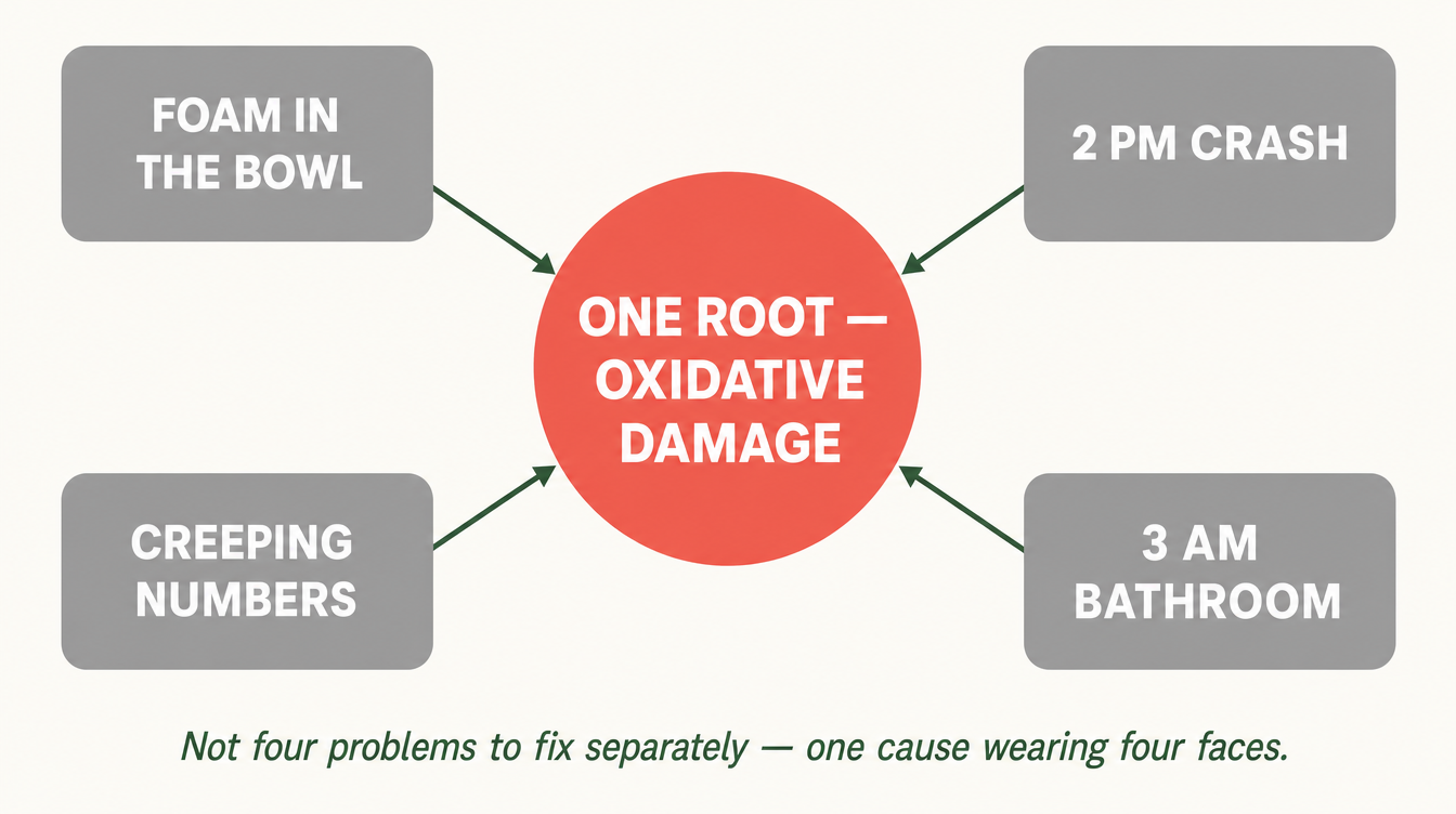 One root with four branches