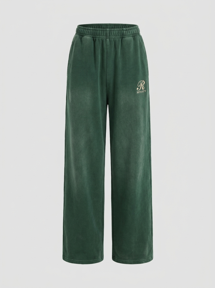 Wide-Leg Sweatpants