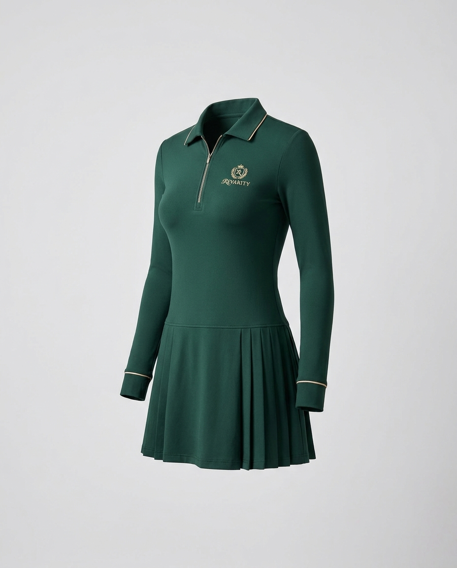 Long-Sleeve Golf Dress