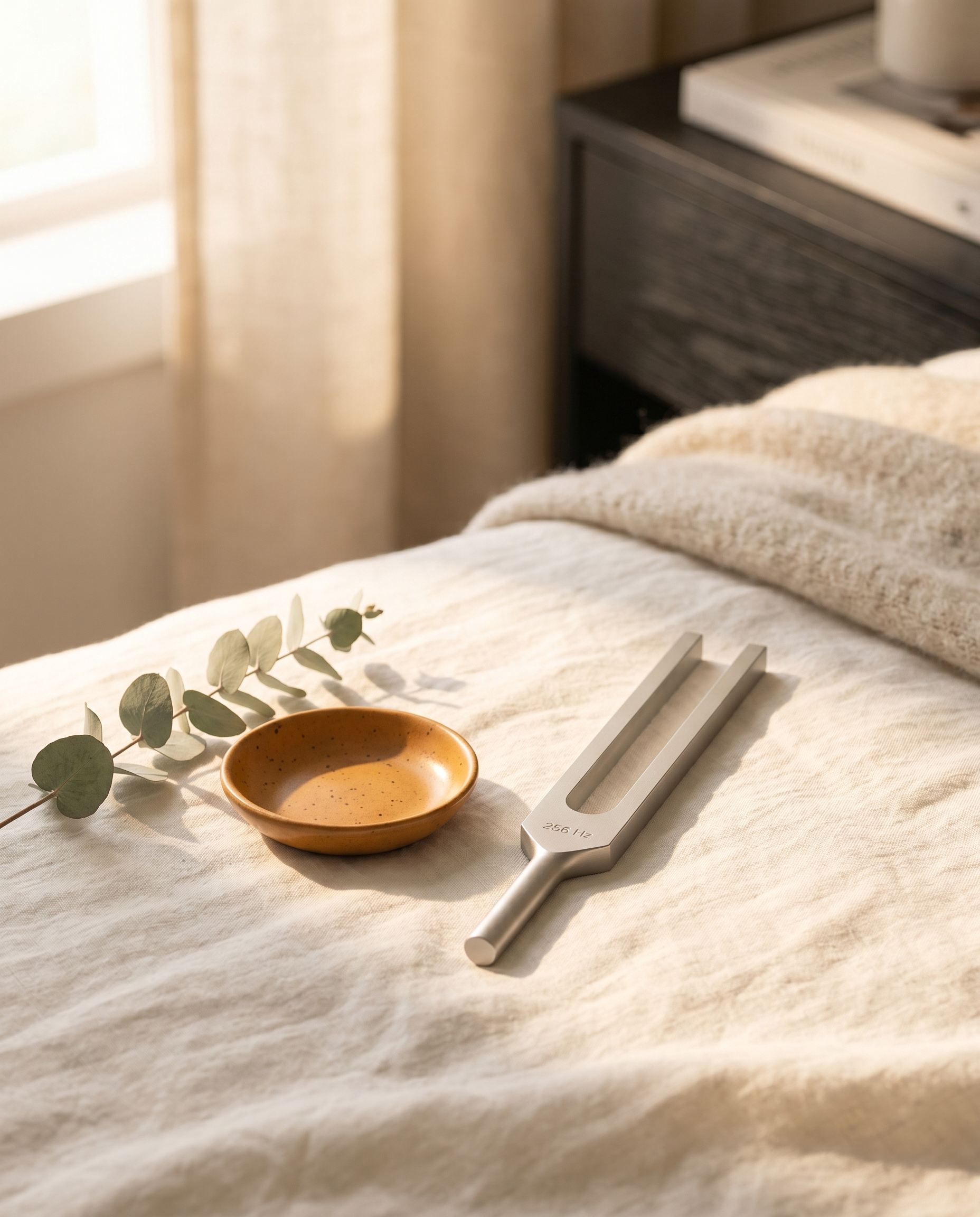 A calm bedside moment with TheHushroot