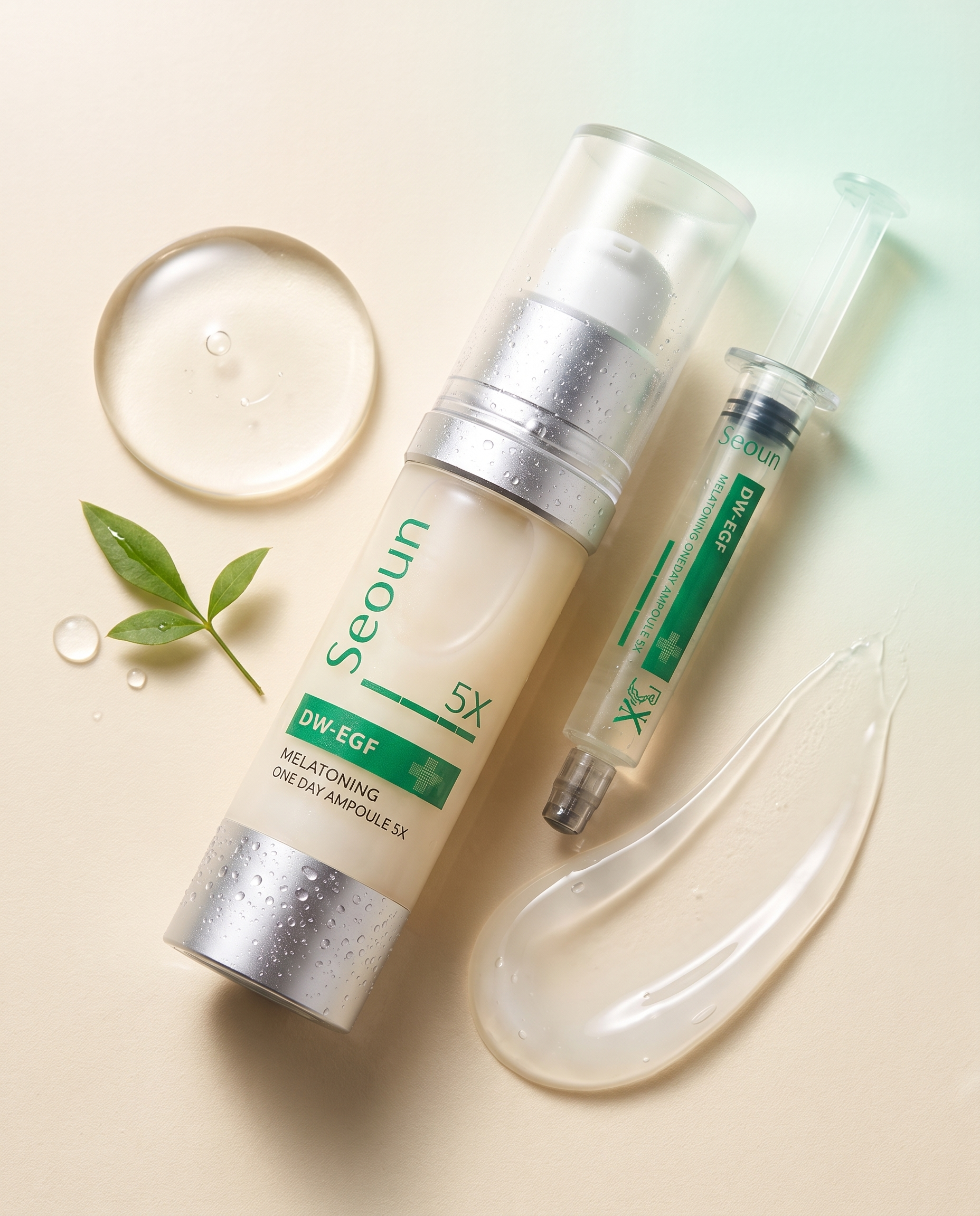 Seoun ampoule and serum texture