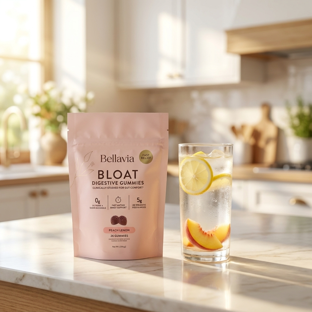 Bellavia BLOAT gummies morning routine